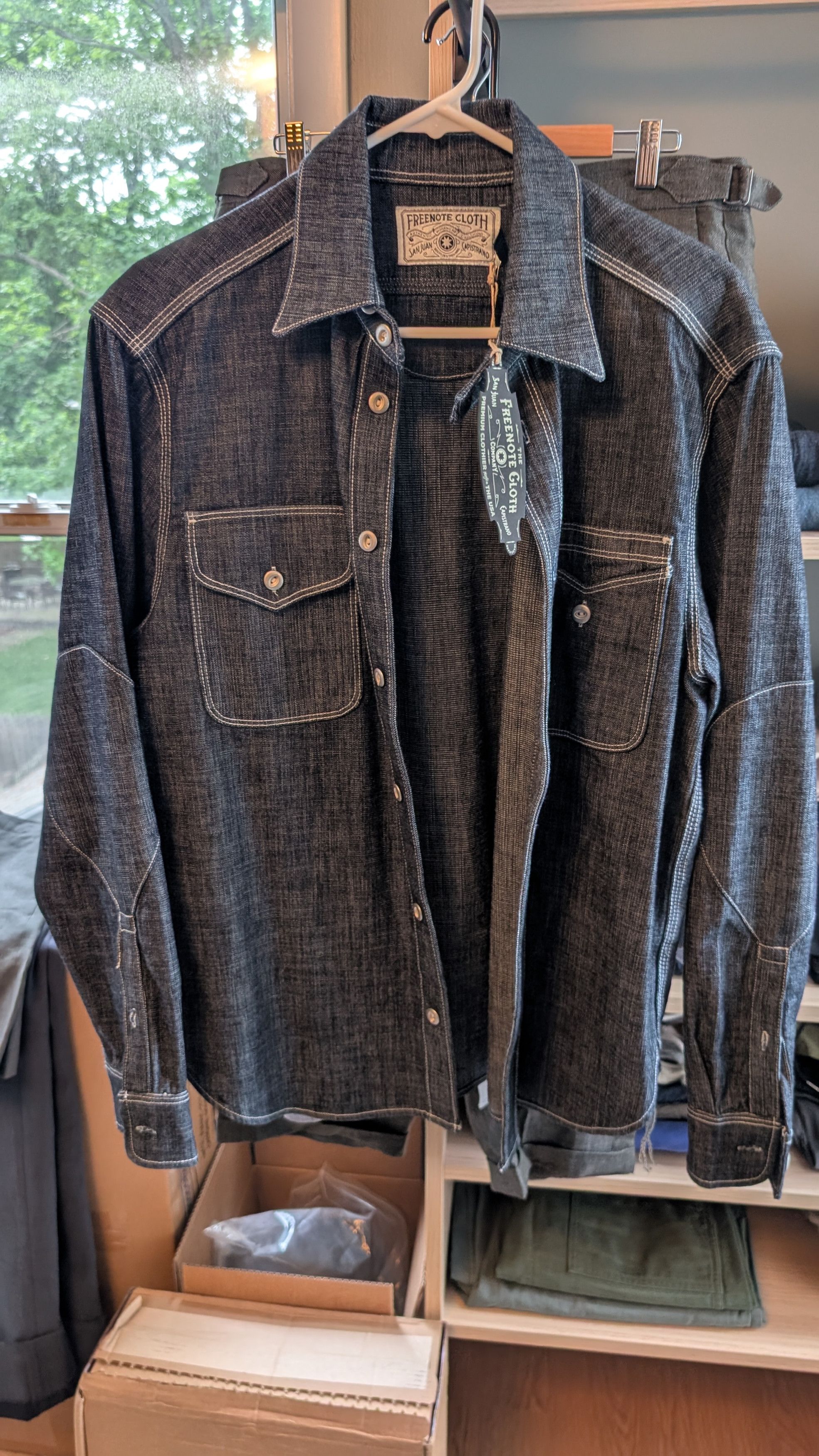 Freenote Cloth Denim overshirt Size US M / EU 48-50 / 2 - 1 Thumbnail