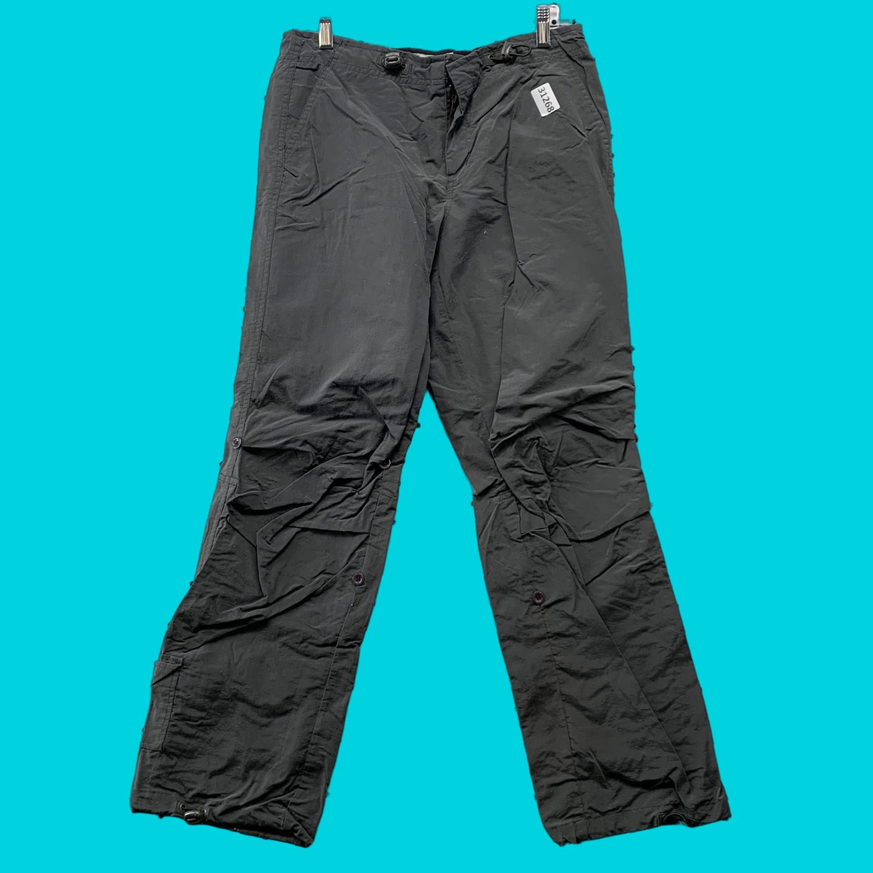 Vintage VINTAGE Chazzz Men's Hiking Pants Cargo Size 32 Relaxed Fit Brown Nylon Outdoor 90s Size US 32 / EU 48 - 1 Thumbnail