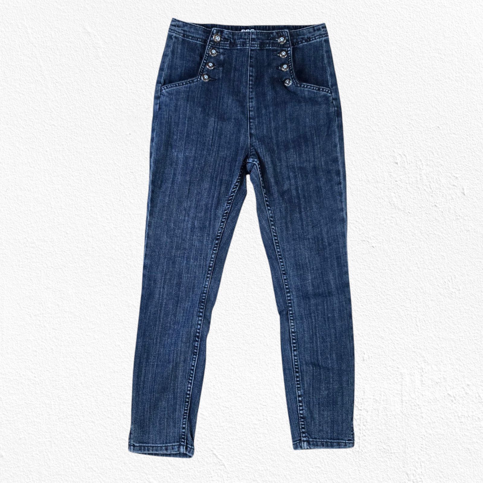 Bdg BDG High Rise Button Front Skinny Jeans Size 28 Size 28" / US 6 / IT 42 - 2 Thumbnail