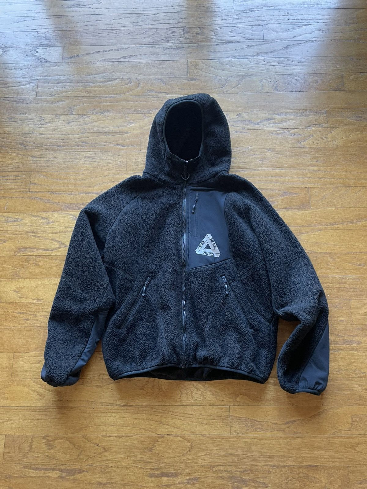 Palace Palace Black Therma Hooded Fleece Jacket Size US L / EU 52-54 / 3 - 1 Thumbnail