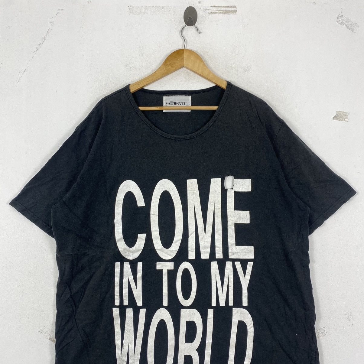 Japanese Brand Yaponstee Distressed Japanese Grunge Punk Statement Tee XXL Size XXL / US 16-18 / IT 52-54 - 3 Thumbnail