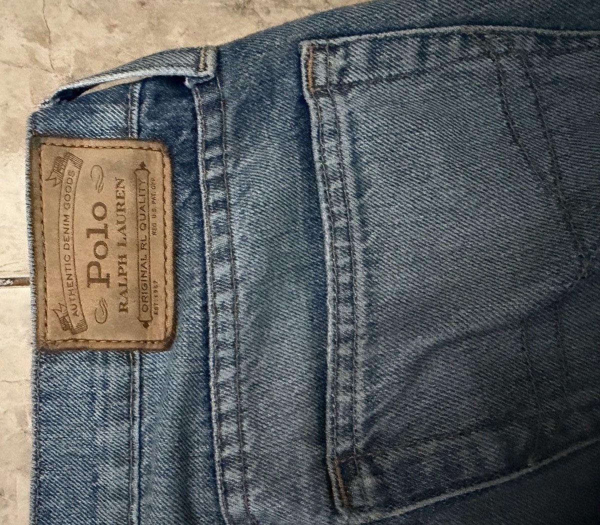 Polo Ralph Lauren Polo Ralph Lauren Distressed Light Wash Jeans Size W32 L32 Size US 32 / EU 48 - 4 Thumbnail