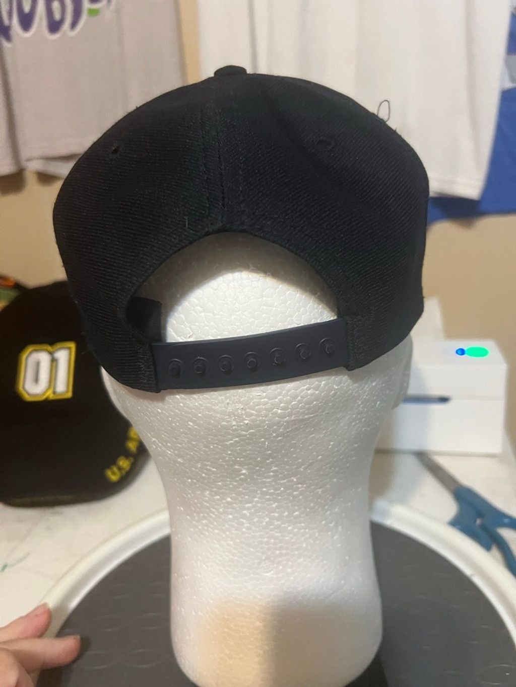 The Unbranded Brand Men's Unbranded Black MOMAU ELEVEN Snapback Hat One Size Size ONE SIZE - 3 Thumbnail