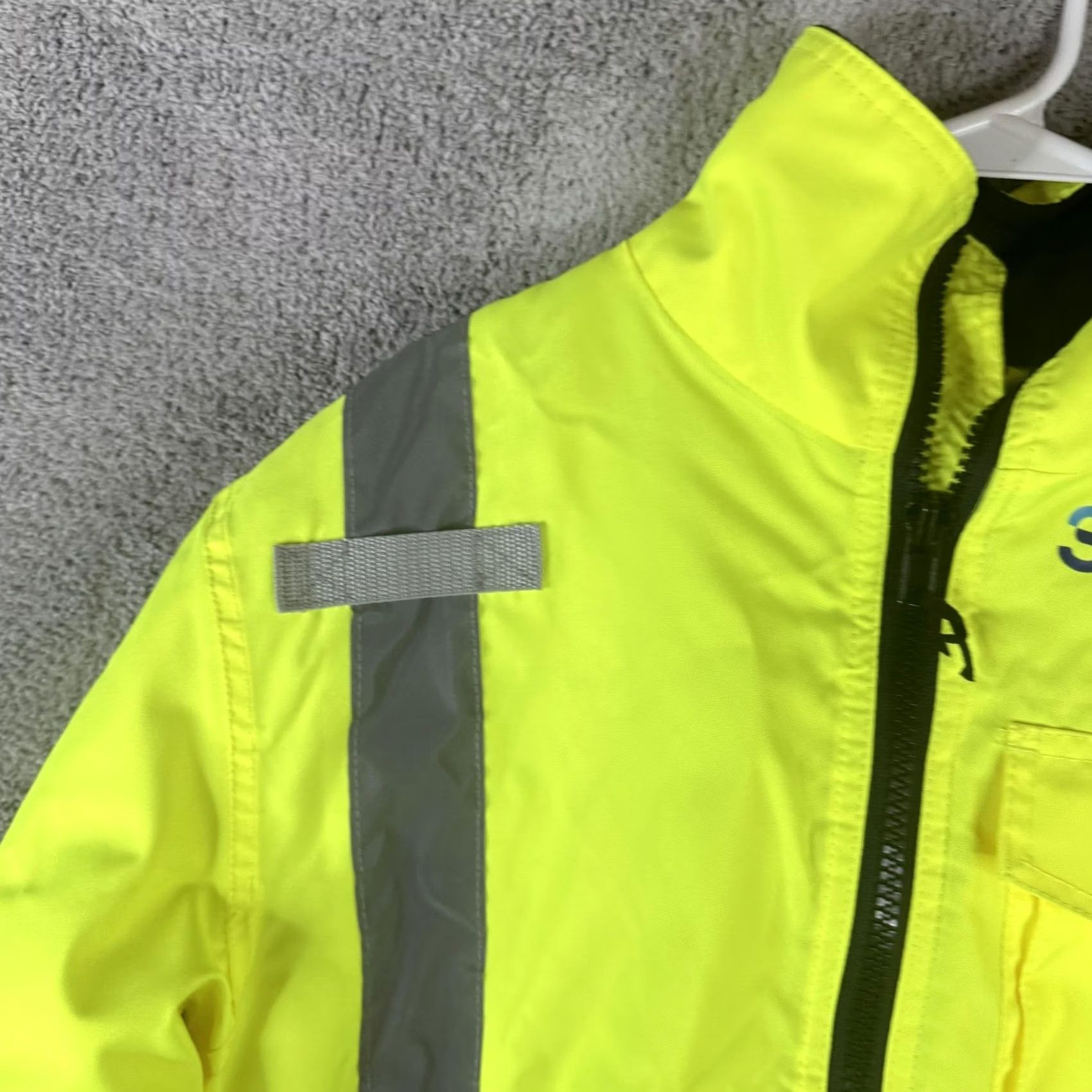 Vintage Radians Jacket Mens S Yellow Hi Vis Bomber Hooded Workwear SJ11QB-3ZGS Size US S / EU 44-46 / 1 - 6 Thumbnail