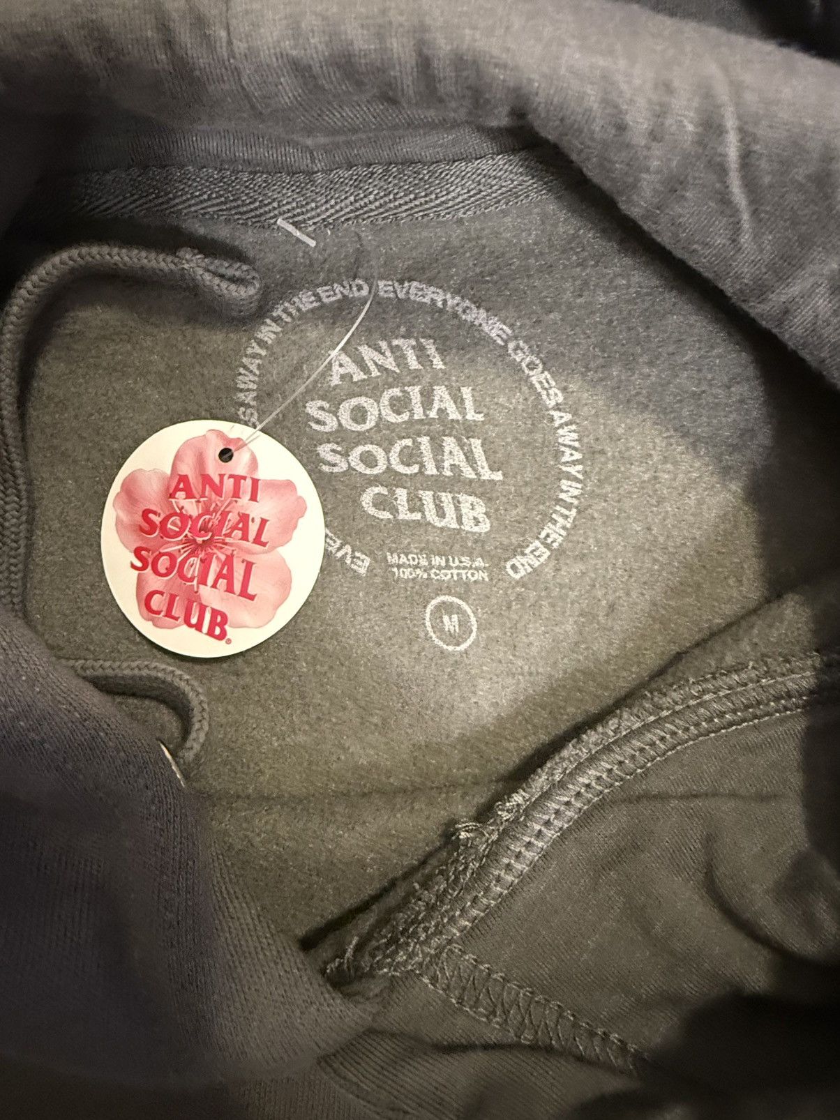 Anti Social Social Club Anti Social Social Club Bat Emoji Hoodie size MD Size US M / EU 48-50 / 2 - 4 Thumbnail