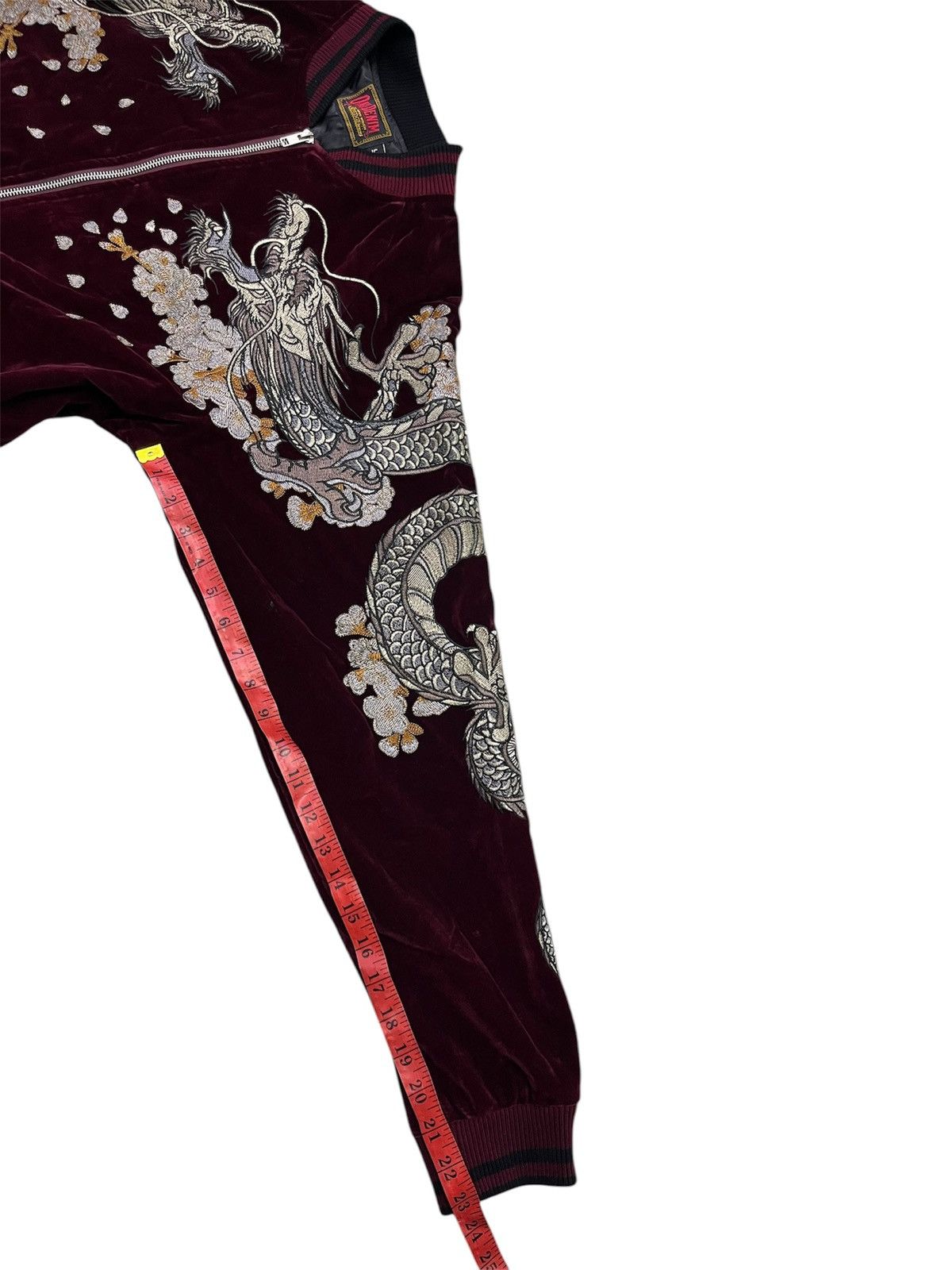 Japanese Brand ONI DENIM DRAGON & SAKURA SUKAJAN JACKET Size US L / EU 52-54 / 3 - 10 Thumbnail