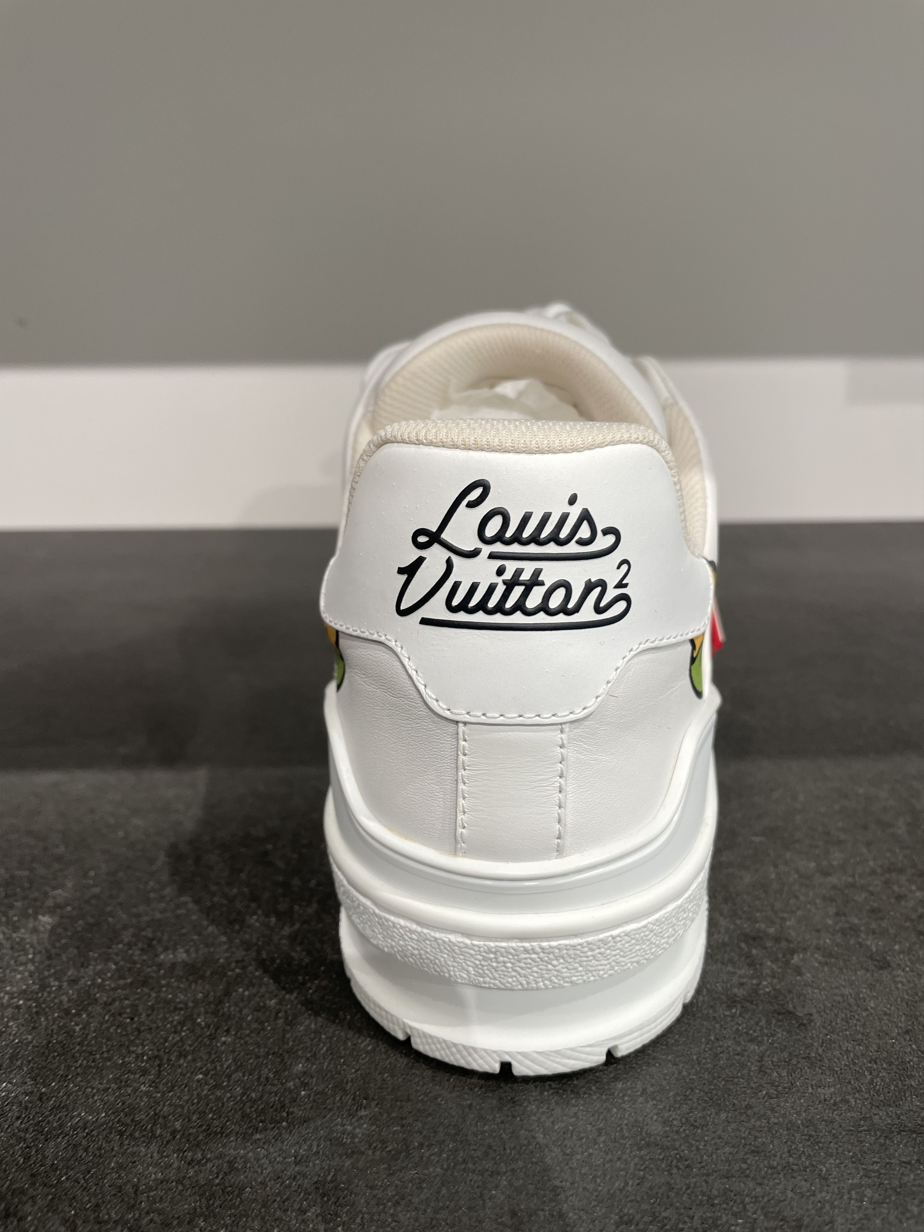 Louis Vuitton Louis Vuitton Duck Nigo White Trainer Sneaker Size US 7.5 / EU 40-41 - 10 Thumbnail