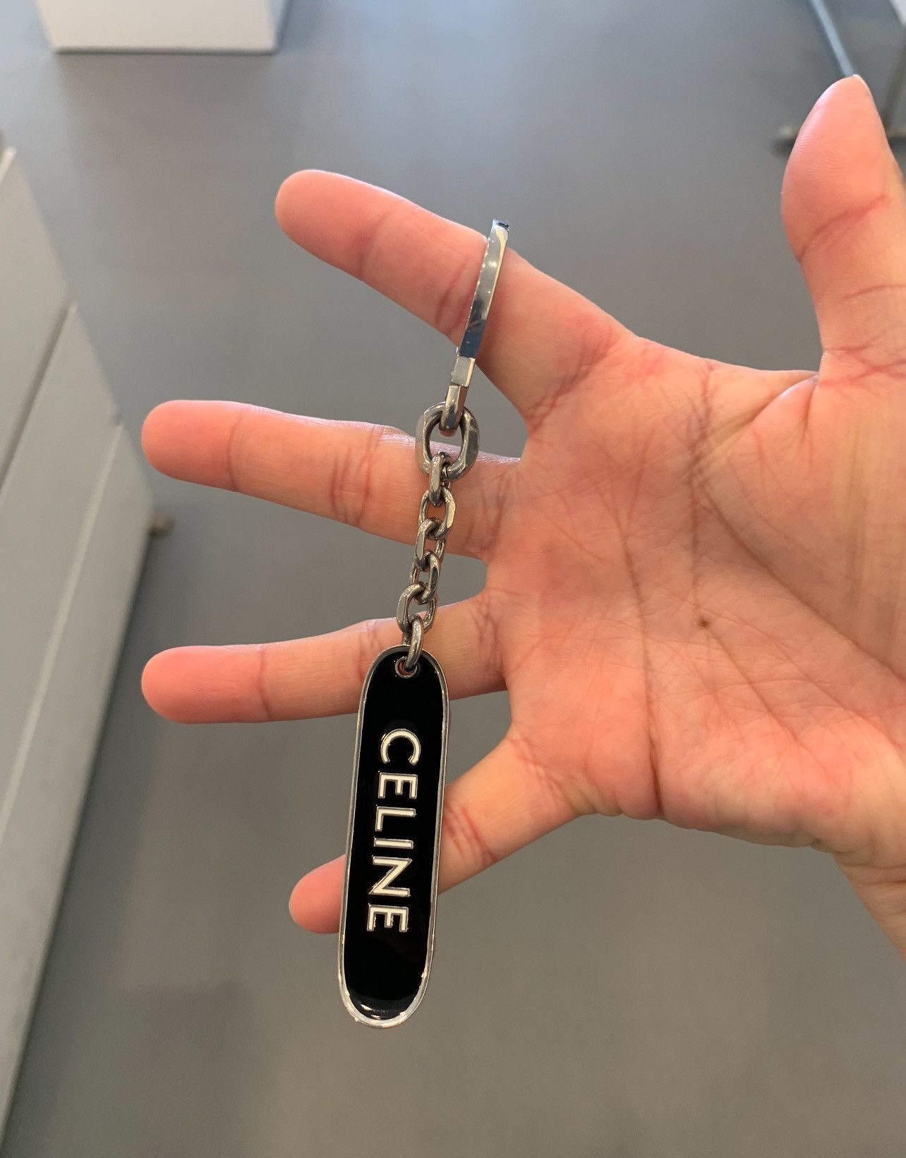 Celine Celine Skateboard Charm Bag Key Chain in Pink. | Grailed