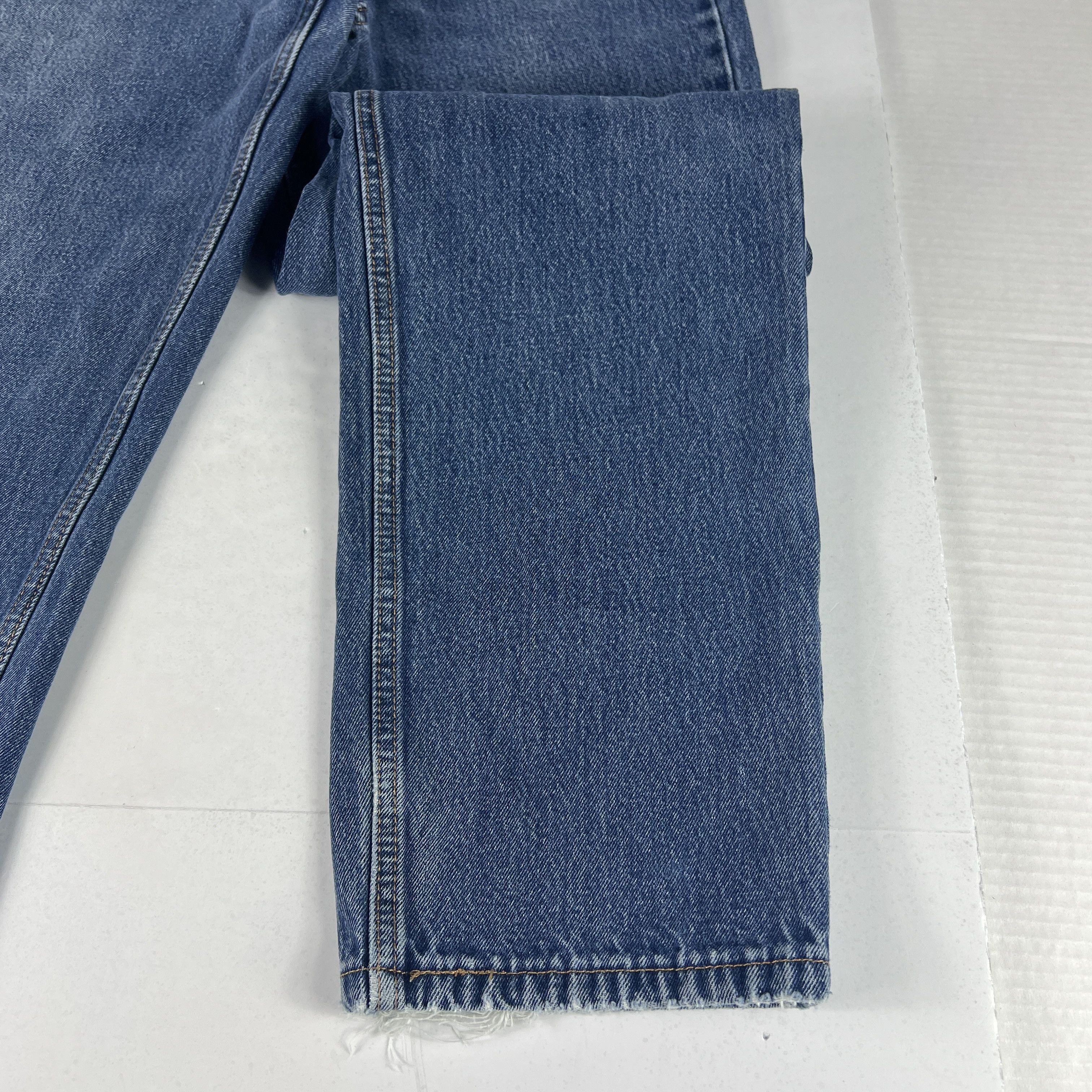 Levi's Levi's Jeans 550 Relaxed Fit Straight Leg Blue Denim Size US 33 - 6 Thumbnail