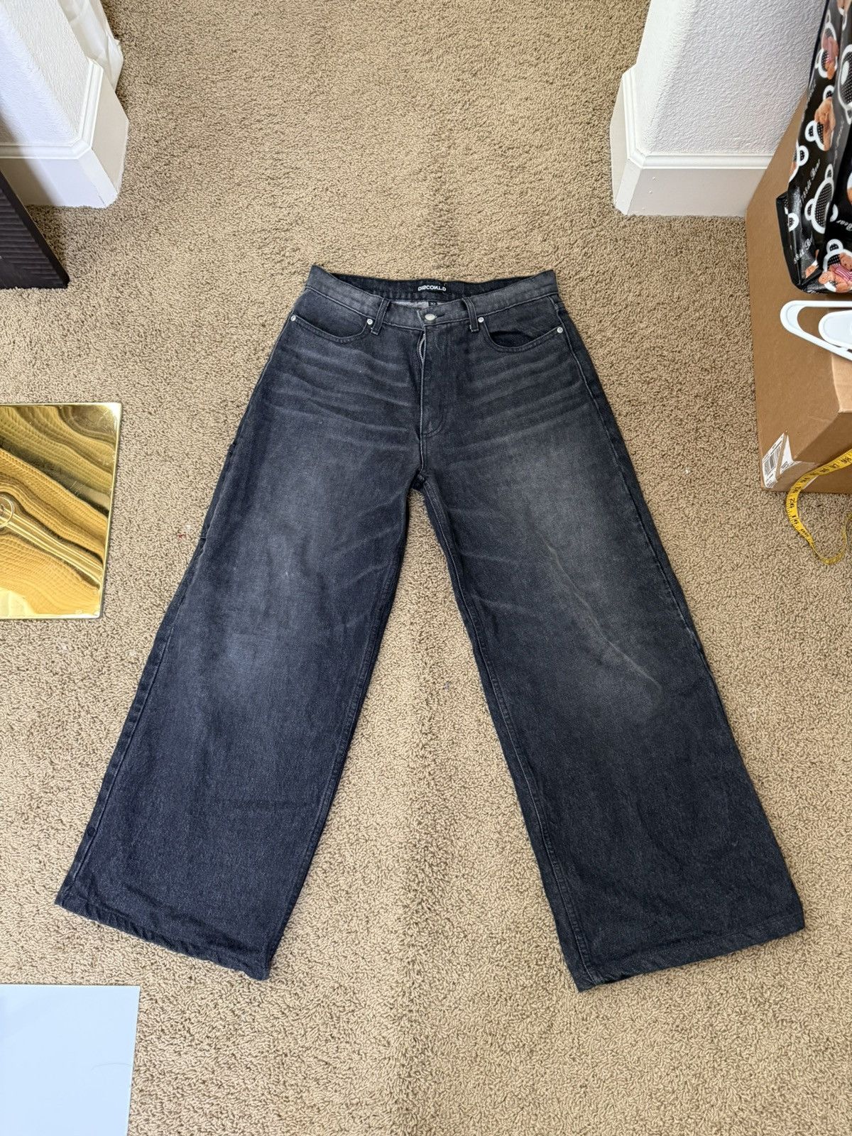 Other Discont’d Baggy Charcoal Denim Jeans Size US 32 / EU 48 - 3 Thumbnail
