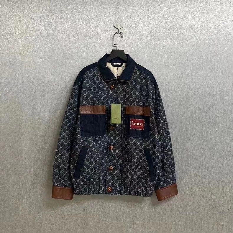 Gucci Gucci Full-print denim jacket 2502-Nextarrow Size US S / EU 44-46 / 1 - 1 Thumbnail