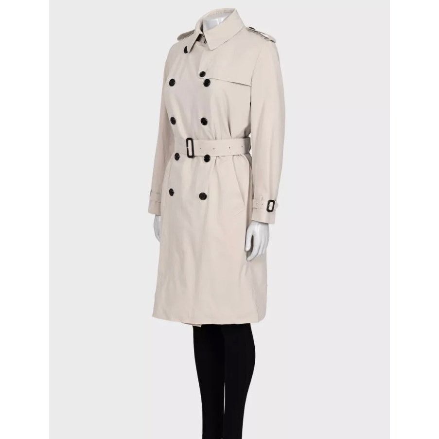 Burberry Burberry White Double-Breasted Trench Coat XL Size XL / US 12-14 / IT 48-50 - 2 Thumbnail