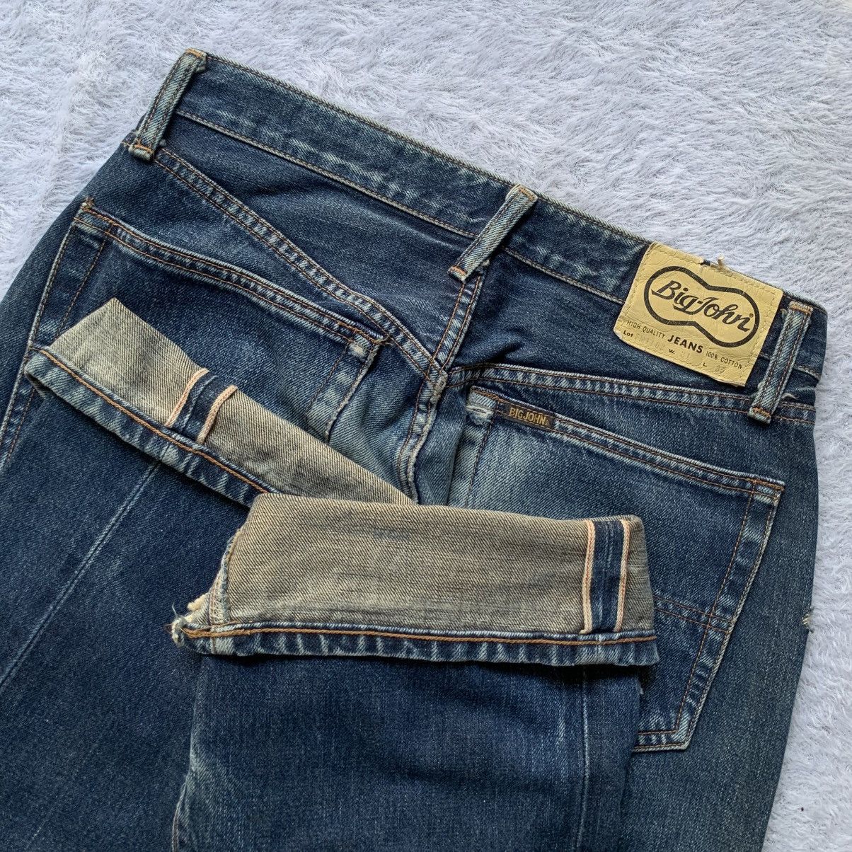 Big John Vintage big john first model distressed and ripped selvedge Size US 30 / EU 46 - 11 Thumbnail