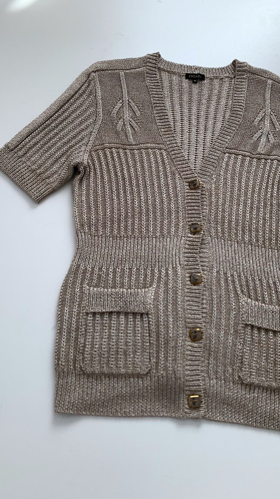 Escada Escada Vintage Rare Knit Button Sweater Size 42 Size M / US 6-8 / IT 42-44 - 2 Thumbnail