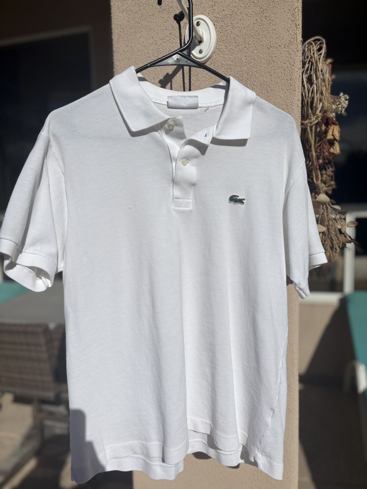 Lacoste Lacoste Polo White Classic Fit Size US S / EU 44-46 / 1 - 1 Thumbnail