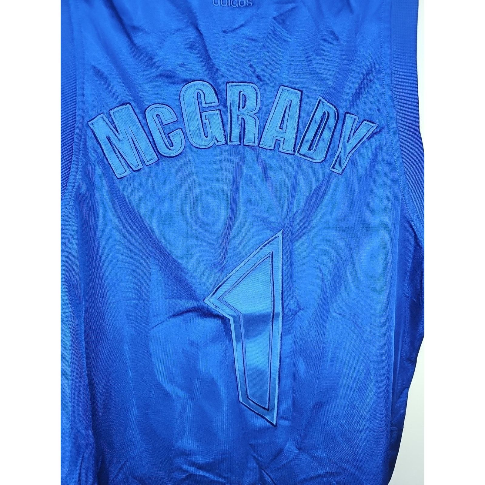 Adidas Adidas Designed Exclusively Tracy McGrady Blue Jersey Size M Size US M / EU 48-50 / 2 - 7 Thumbnail