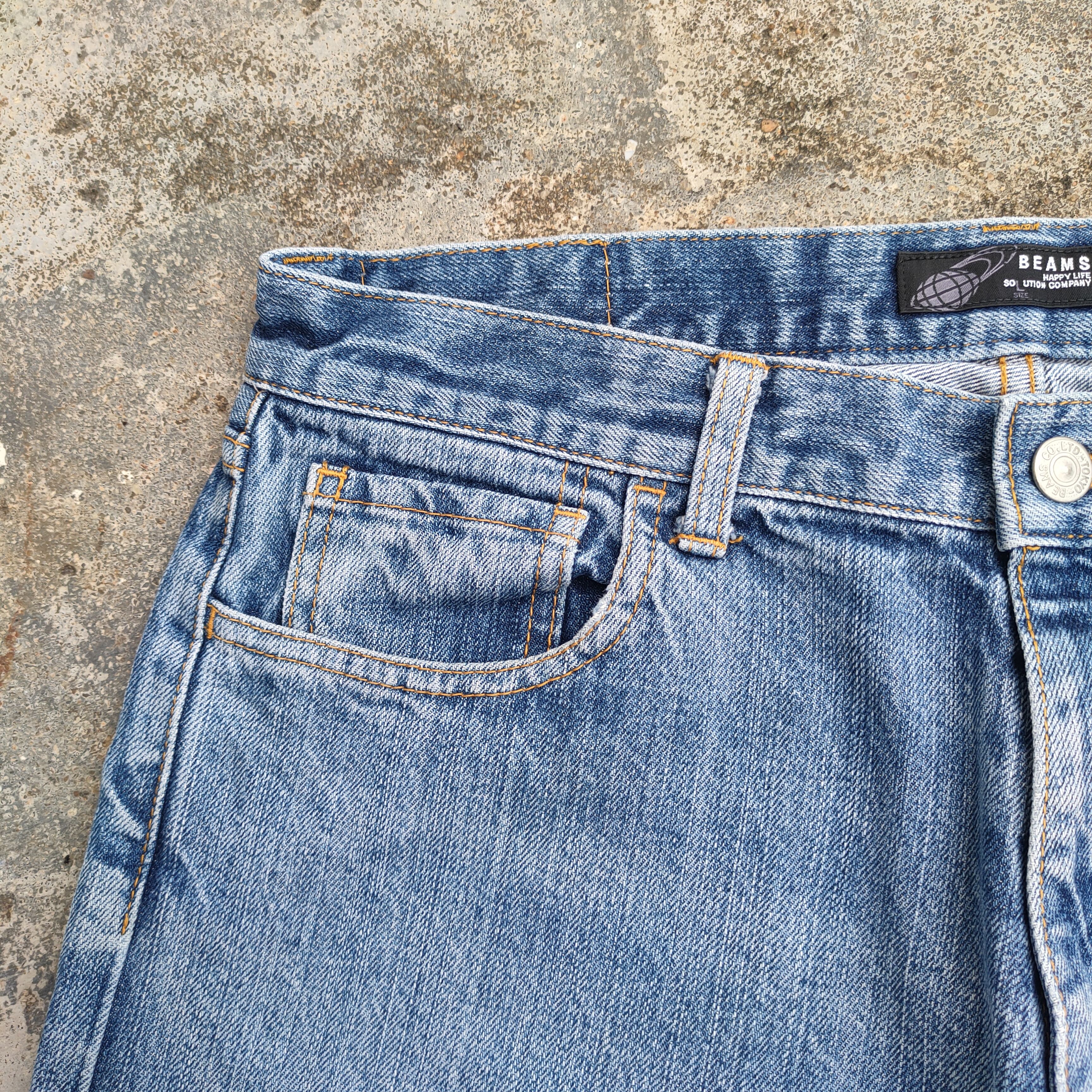 Beams Japan × Jean × Vintage VINTAGE BEAMS FADED JEANS DENIM PANTS Size US 33 - 5 Thumbnail