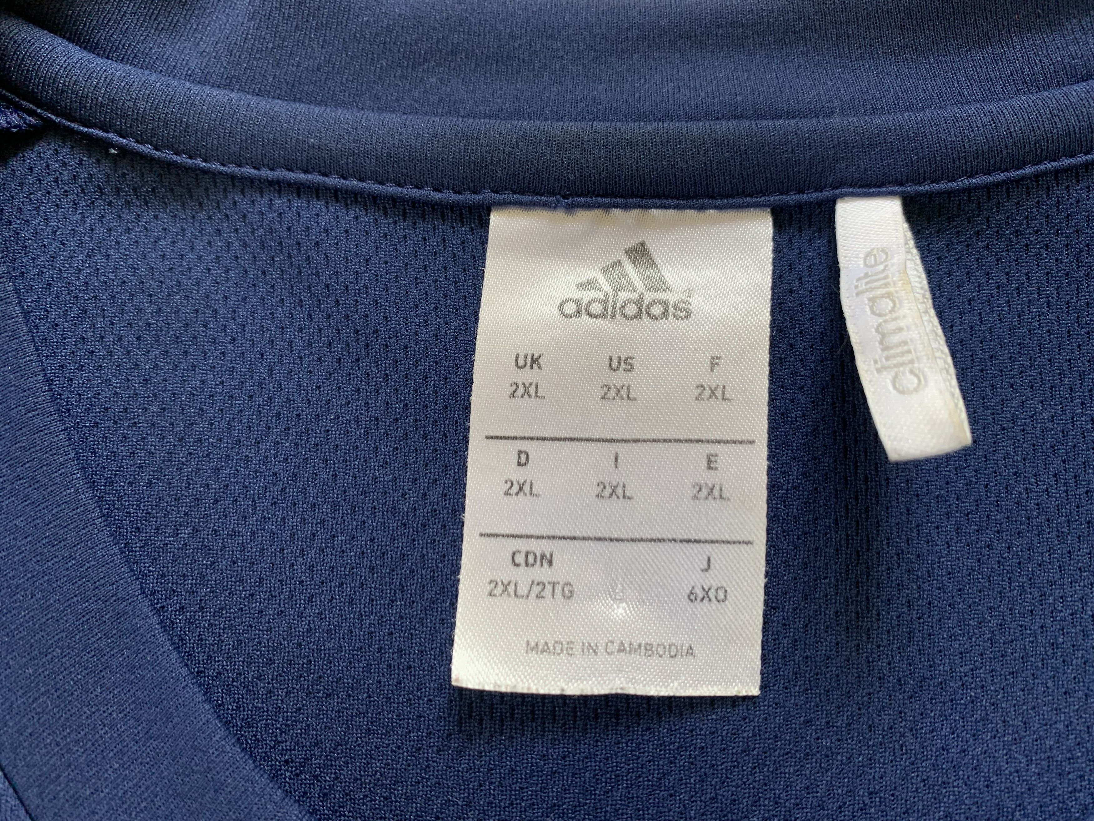 Adidas Adidas Climalite Blue Sport Training T-Shirt Size US XXL / EU 58 / 5 - 6 Thumbnail