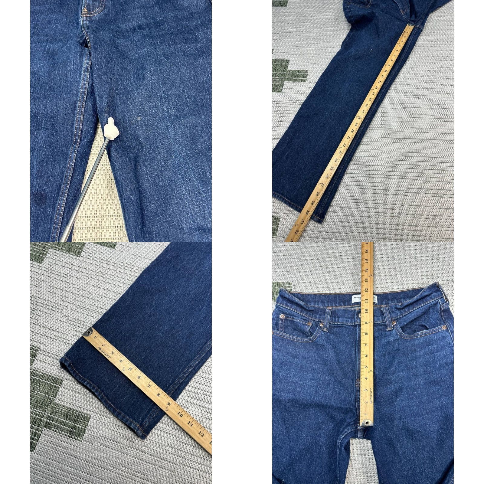 Abercrombie & Fitch Abercrombie & Fitch Jeans Womens 28 Blue Denim Cotton 30x30 Vintage No Size 28" / US 6 / IT 42 - 8 Thumbnail