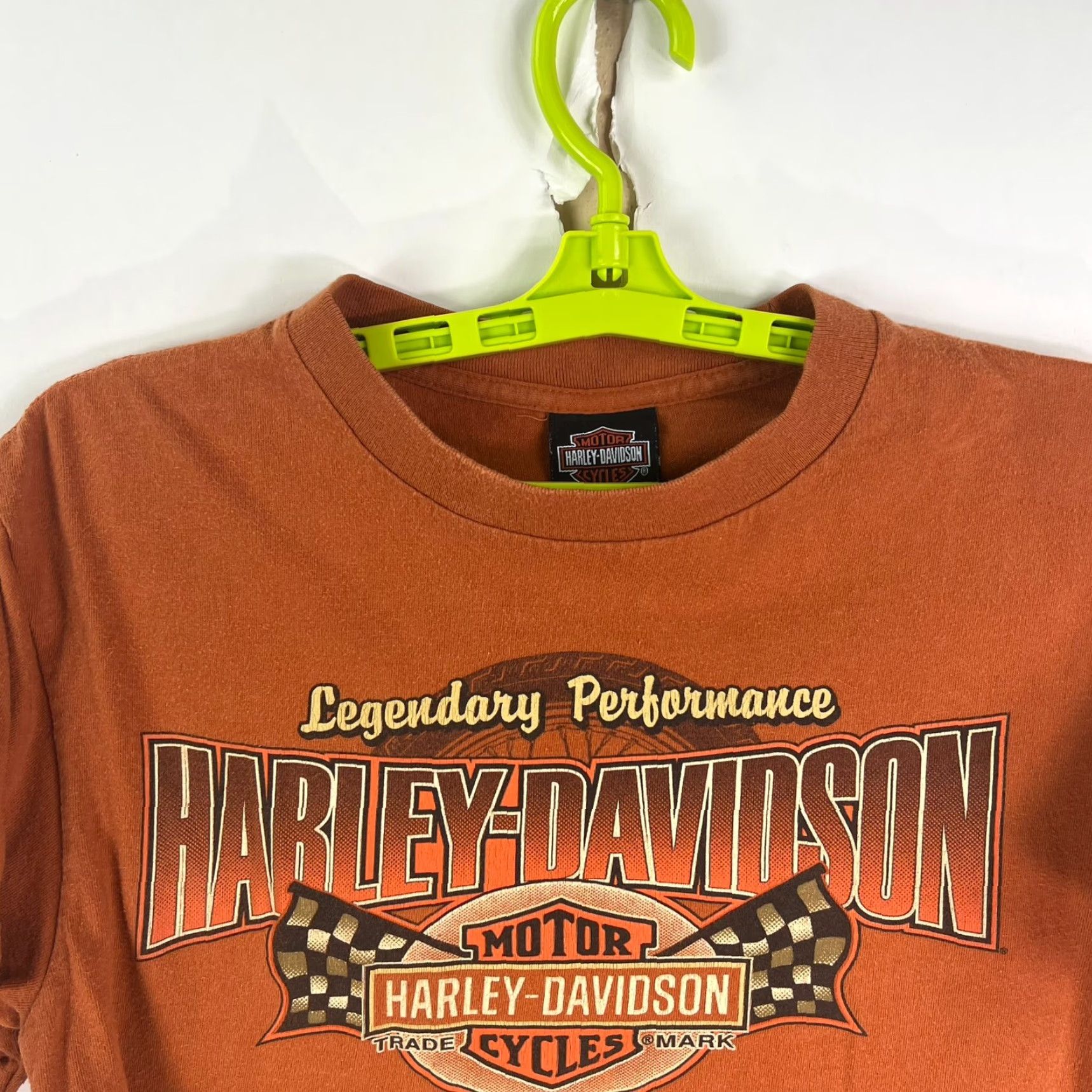 Harley Davidson Harley-Davidson Athens OH T Shirt Womens L Brown Graphic Tee Short Sleeve Regular Fit Crew Neck Size L / US 10 / IT 46 - 3 Thumbnail