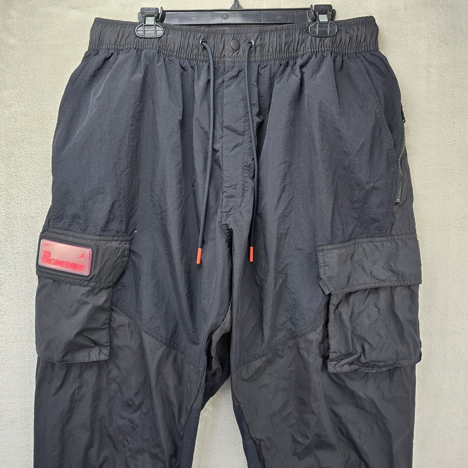 Jordan Brand Jordan 23 Engineered Cargo Pants Mens 3XL Black Nylon Jogger Size US 40 / EU 56 - 2 Thumbnail