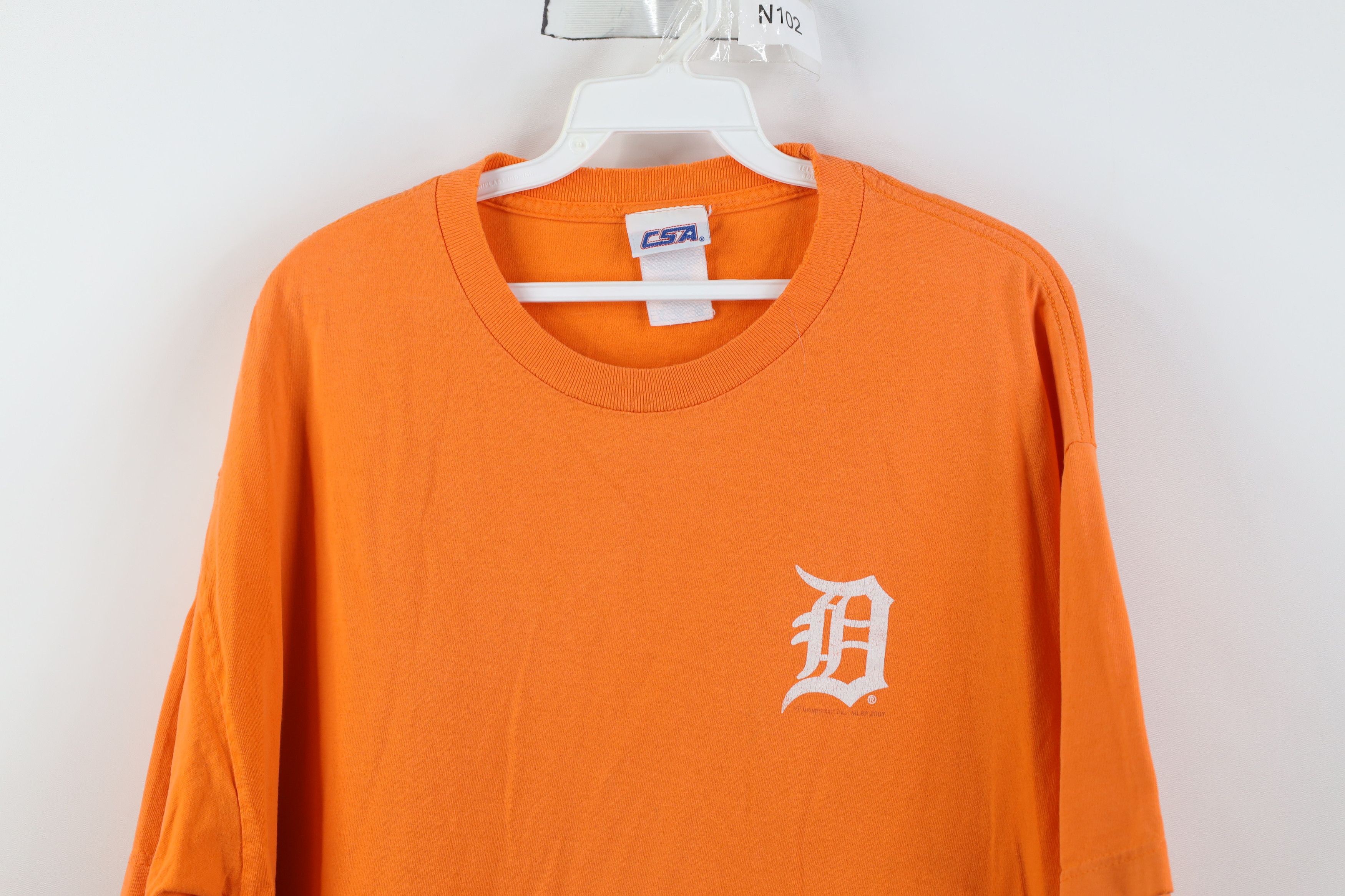 Vintage Vintage Y2K Old English D Detroit Tigers Baseball T-Shirt Size US XL / EU 56 / 4 - 2 Thumbnail