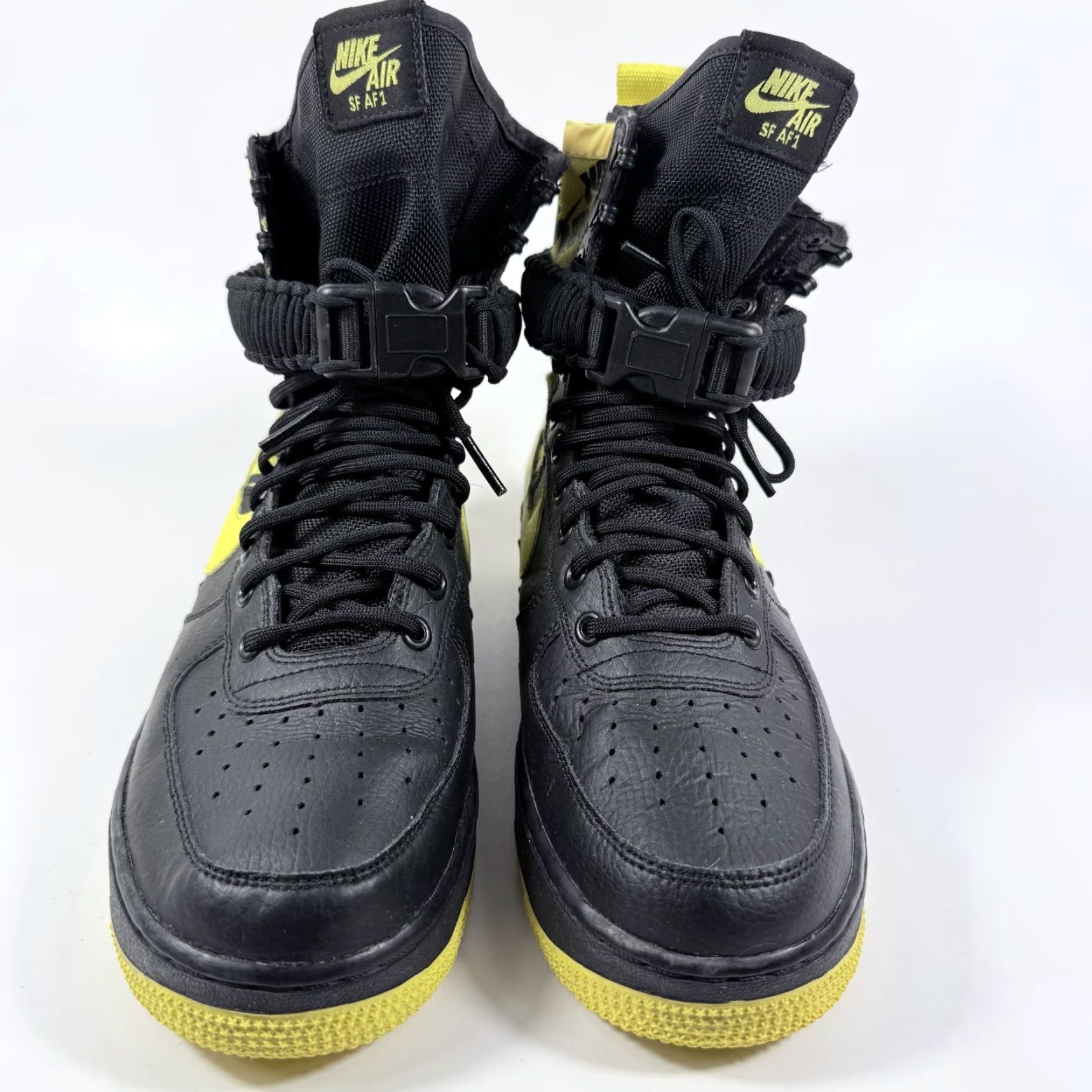 Nike Nike SF Air Force 1 High Sneakers Men Black Dynamic Yellow AR1955-001 Size US 7 / EU 40 - 4 Thumbnail