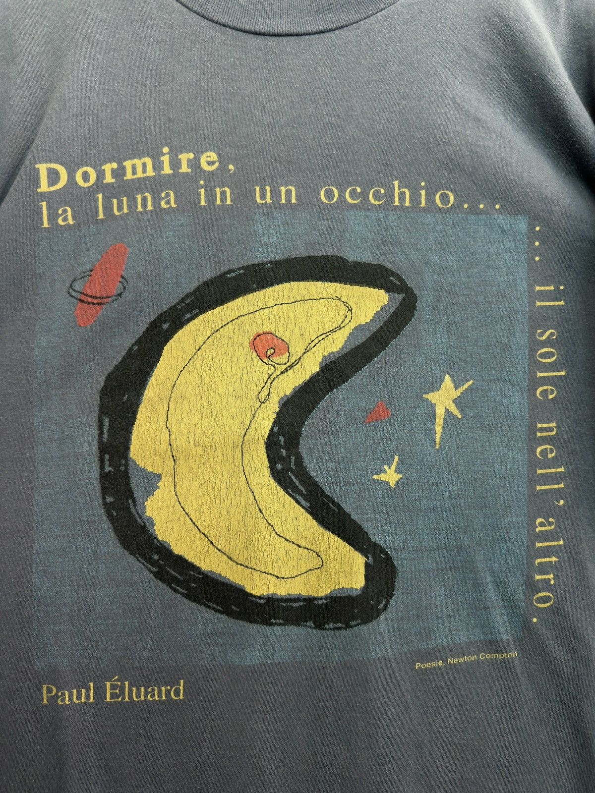 Arts & Science Paul Éluard Dormire, la luna in un occhio il sole nell’altro Size US XL / EU 56 / 4 - 2 Thumbnail