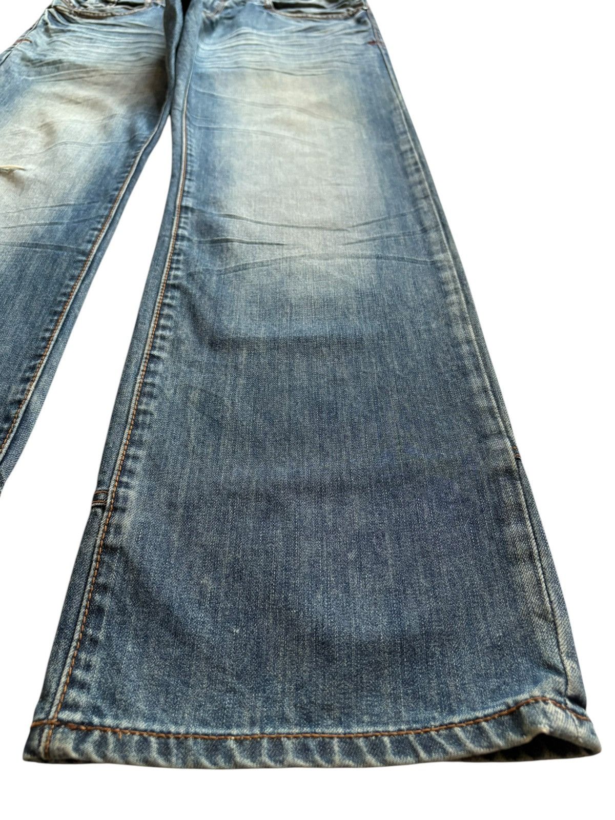 Rocawear Vintage Rocawear Mud Wash Wide Leg Distressed Baggy Jeans Size US 36 / EU 52 - 7 Thumbnail