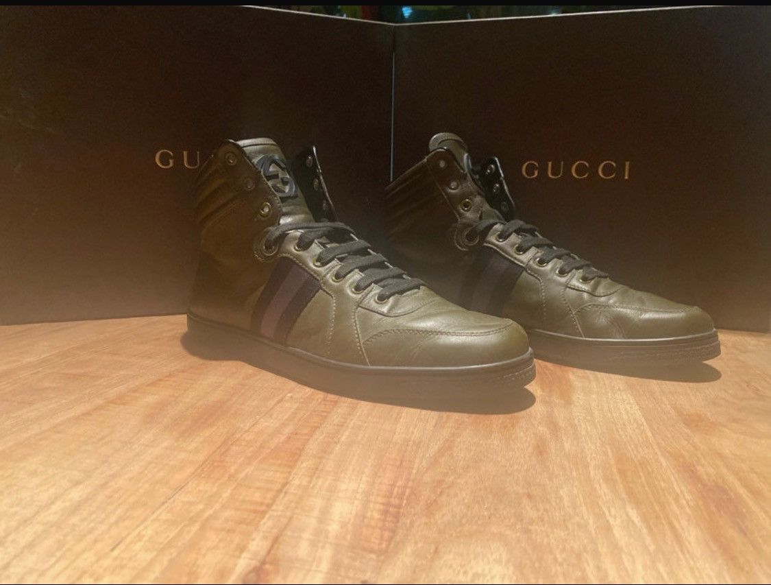Gucci Gucci high top sneakers Size US 10 / EU 43 - 2 Thumbnail