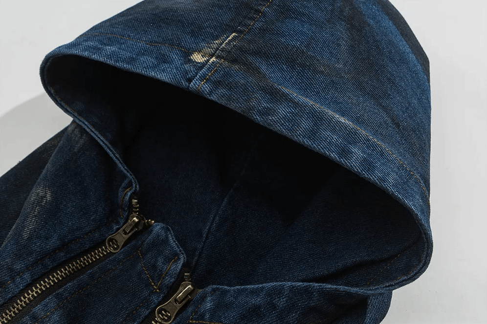 Japanese Brand × Vintage "Dirty Work-M" Denim Jacket Size US M / EU 48-50 / 2 - 4 Thumbnail
