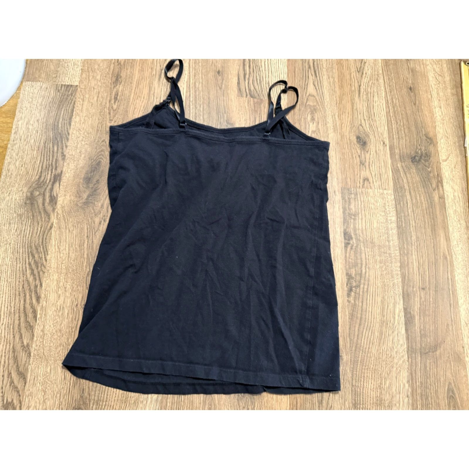 Vintage Motherhood Nursing Shirt Women's Size Medium Black Built in Bra Tank Top Casual Size M / US 6-8 / IT 42-44 - 4 Thumbnail
