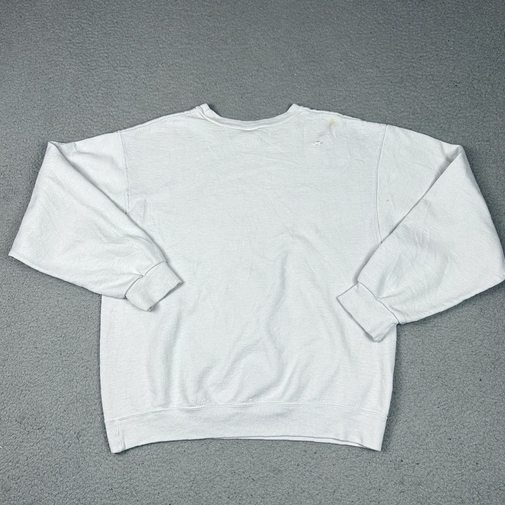 Jerzees VINTAGE New Orleans Sweatshirt Mens L White Jazz Jerzees 1990s Cotton Crewneck Big Easy Rare Size US L / EU 52-54 / 3 - 7 Thumbnail