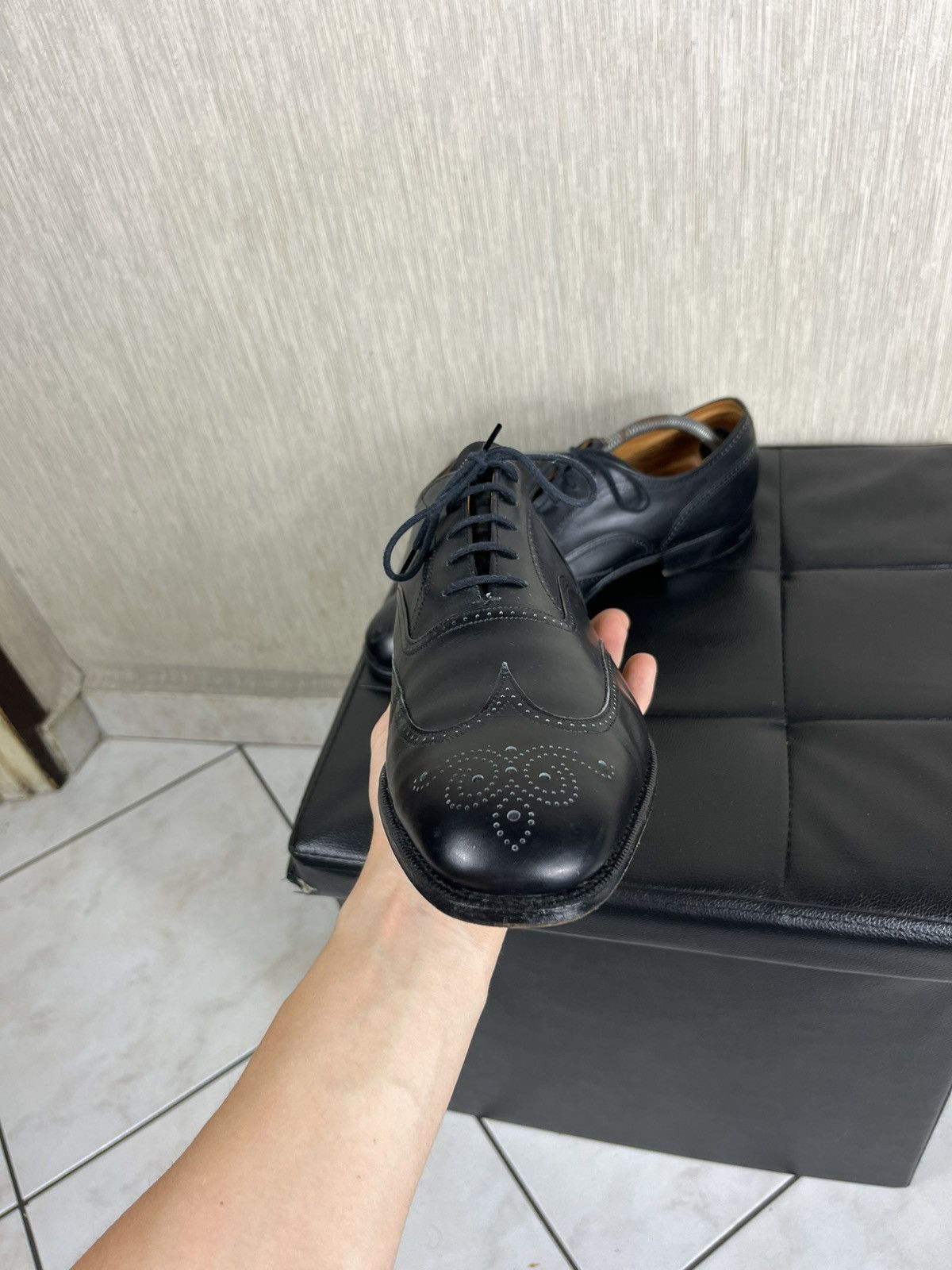 Church's × Vintage Vintage Church’s oxford brogues bordeaux leather shoes Size US 11.5 / EU 44-45 - 15 Thumbnail