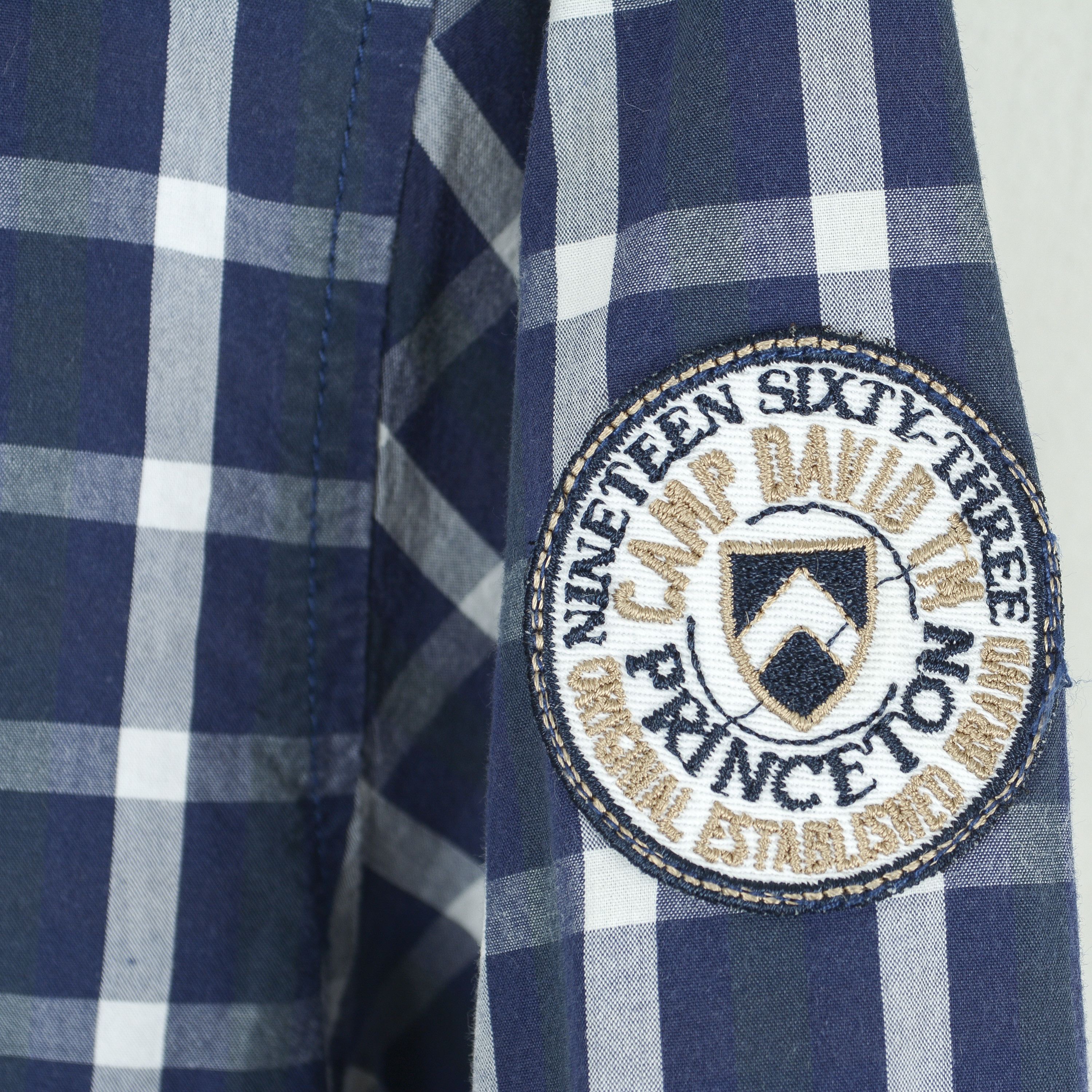 Camp David Men Shirt Muscle Fit High Quality Casual Button Cotton Check Size US L / EU 52-54 / 3 - 6 Thumbnail