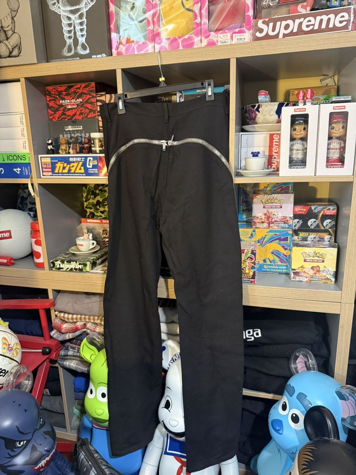 Rick Owens Rick Owens FOGACHINE Black Denim SS22 Size US 33 - 3 Thumbnail