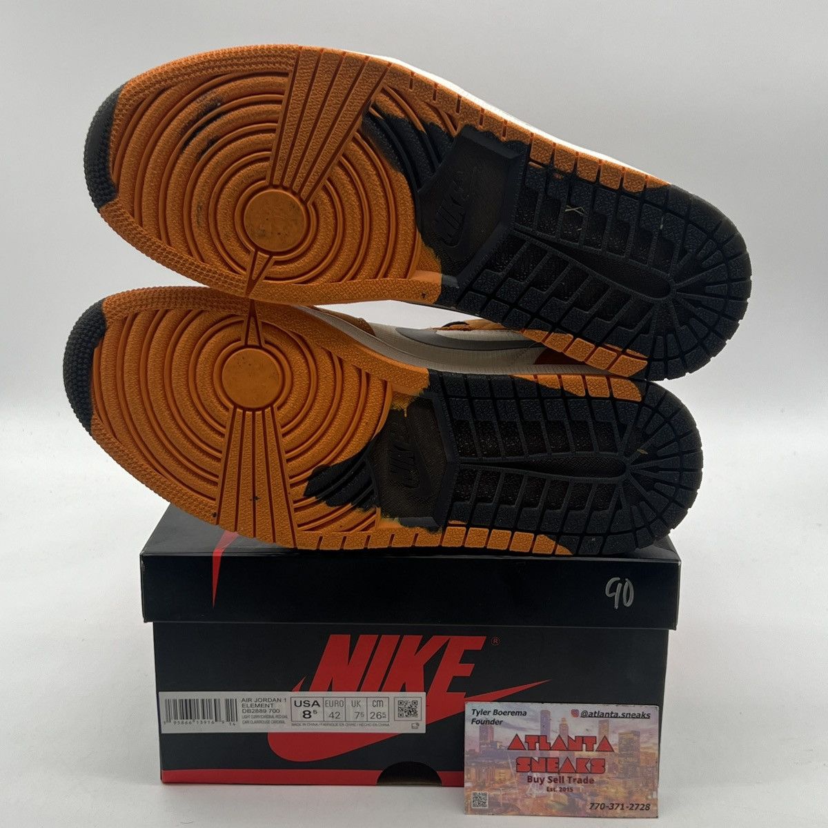 Nike Air Jordan 1 high element gore tex light curry Size US 8.5 / EU 41-42 - 9 Thumbnail
