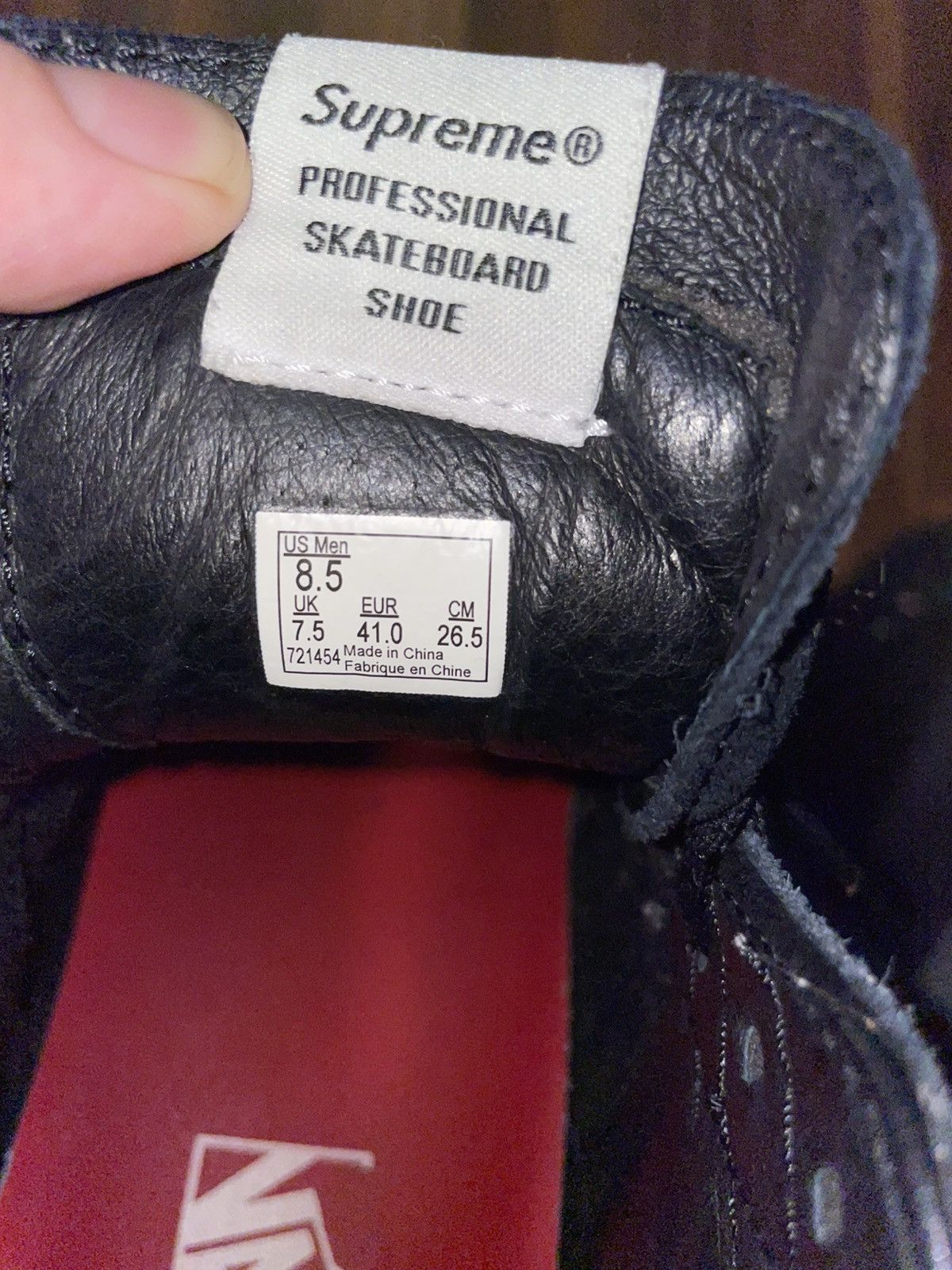 Supreme × Vans Supreme vans sk8 hi Size US 8.5 / EU 41-42 - 6 Thumbnail