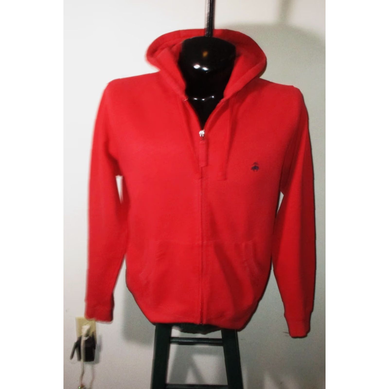 Brooks Brothers BROOKS BROTHERS Red Full Zip Hooded Sweatshirt Men's M Size US M / EU 48-50 / 2 - 2 Thumbnail