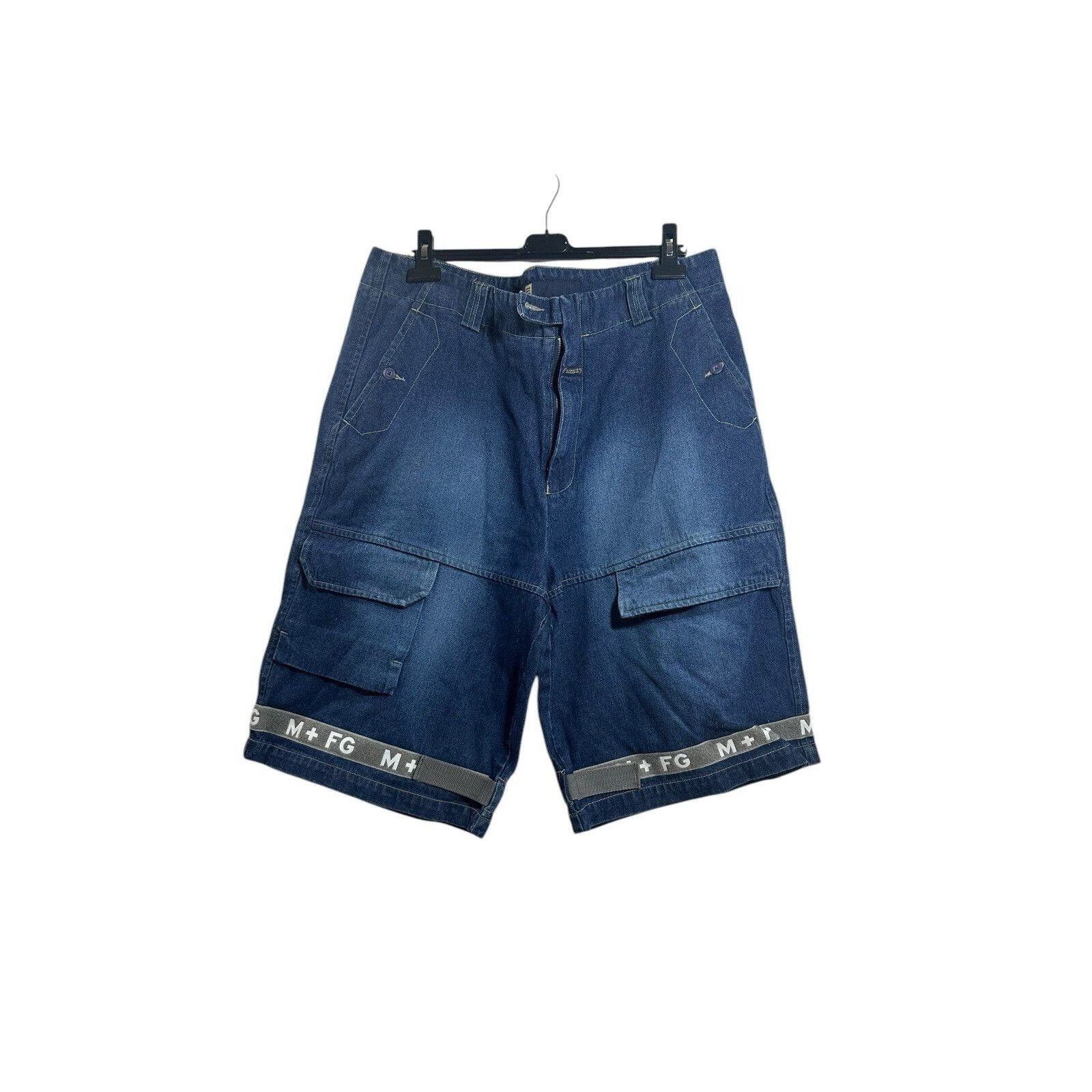 Marithe + Francois Girbaud Vintage MFG Marithe Francois Girbaud Denim Shorts Jorts Hip Size US 40 / EU 56 - 1 Thumbnail