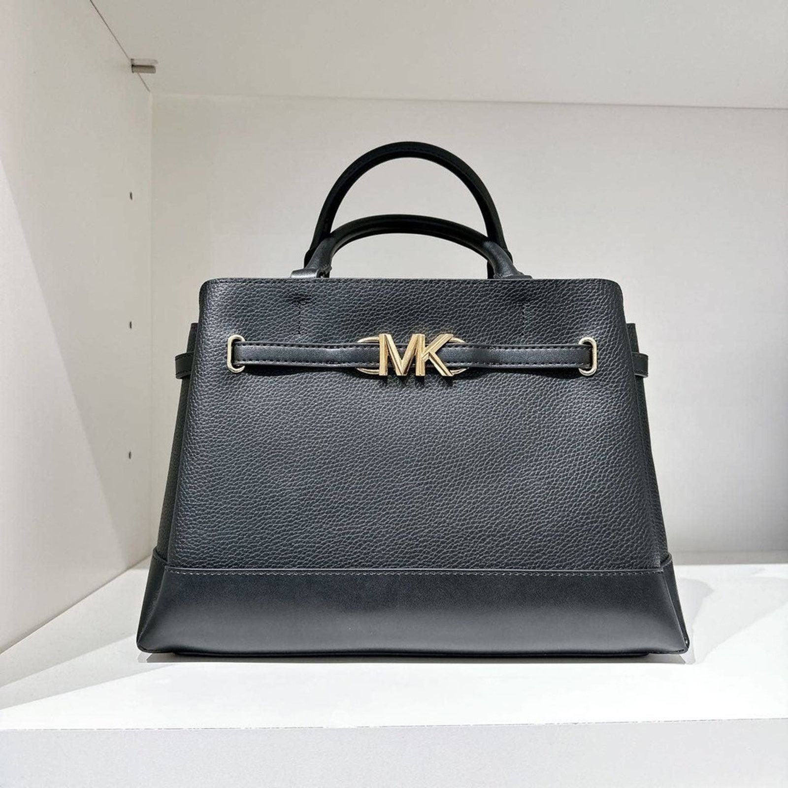 Michael Kors Michael Kors 35S3G6RS3T Reed Large Logo Crossbody IN BLACK Size ONE SIZE - 2 Thumbnail