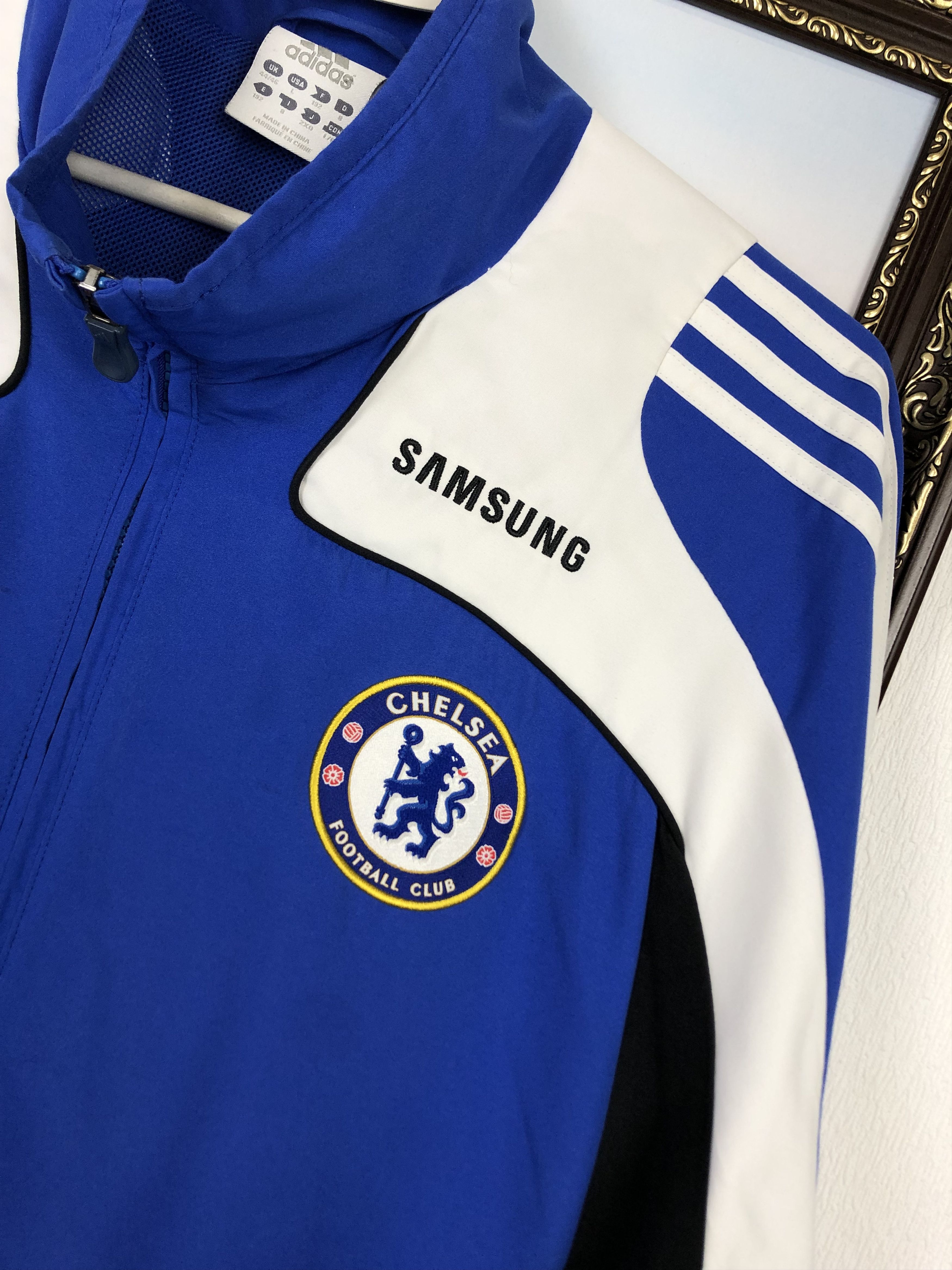 Adidas Vintage Adidas Chelsea Football Jacket Soccer Track Top Blue Size US XL / EU 56 / 4 - 3 Thumbnail