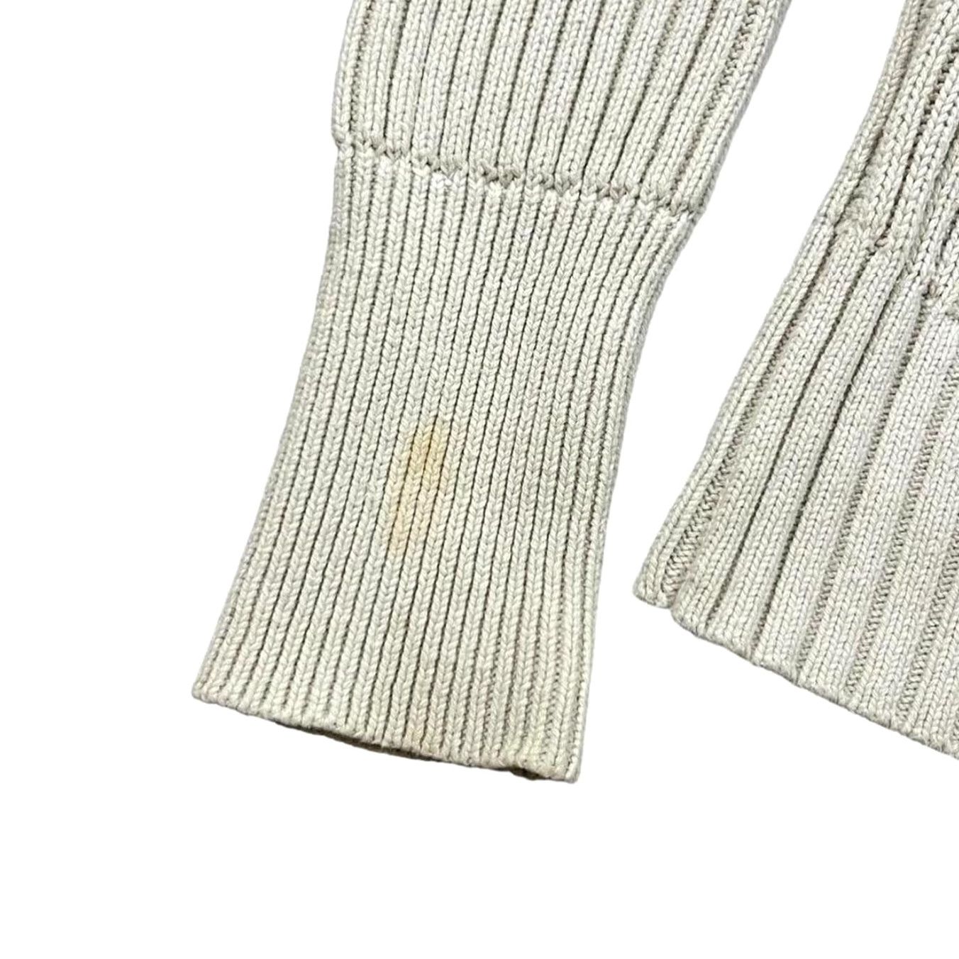 DKNY DKNY Jeans Cream Deep V-Neck Knit Jumper Women's Small Pullover Knitwear Casual Sweatshirt DKNY Jeans Regular Women's Small Cream V-Neck Jumper Size S / US 4 / IT 40 - 6 Thumbnail