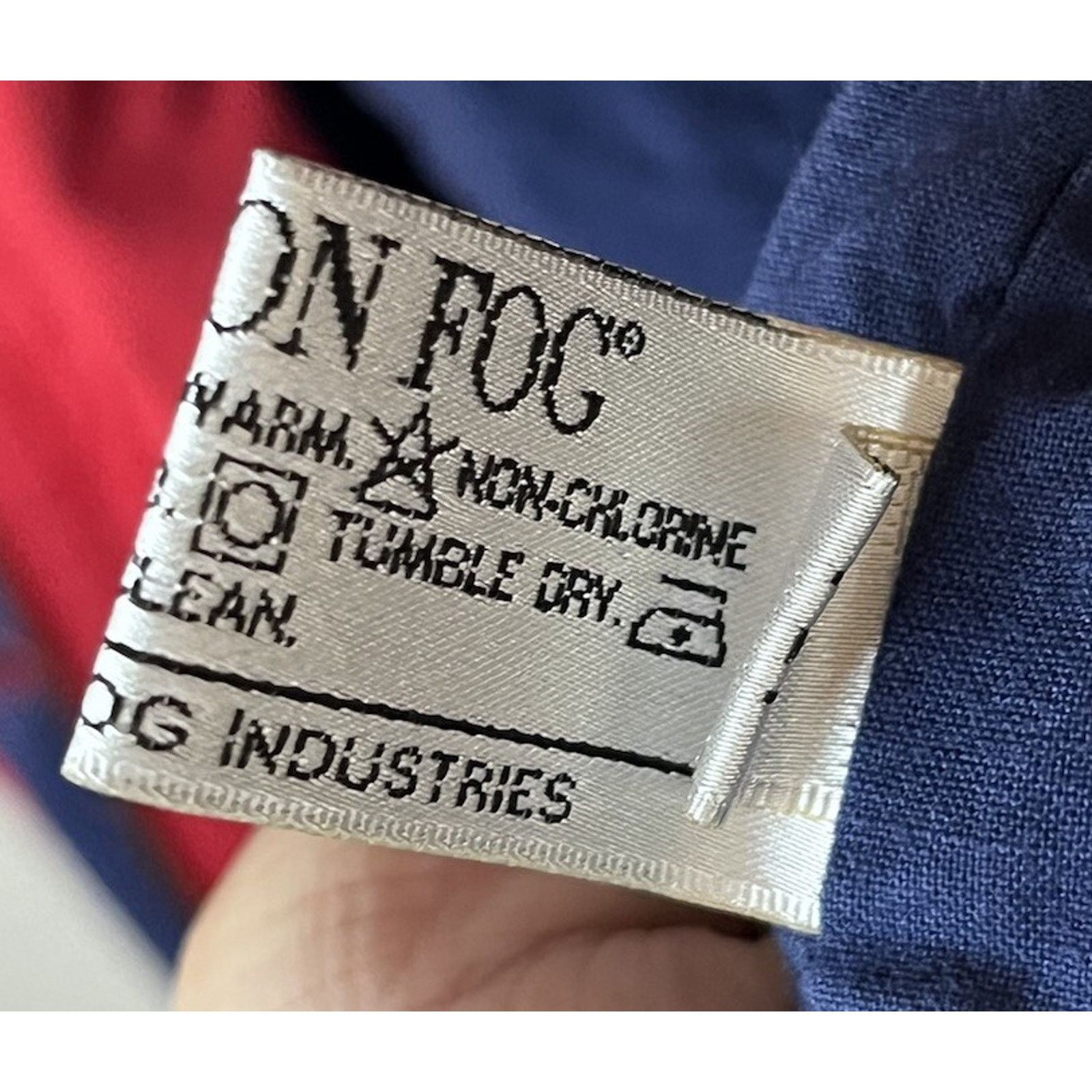 London Fog Vintage London Fog Women’s Medium Red Blue Active Jacket Size M / US 6-8 / IT 42-44 - 5 Thumbnail