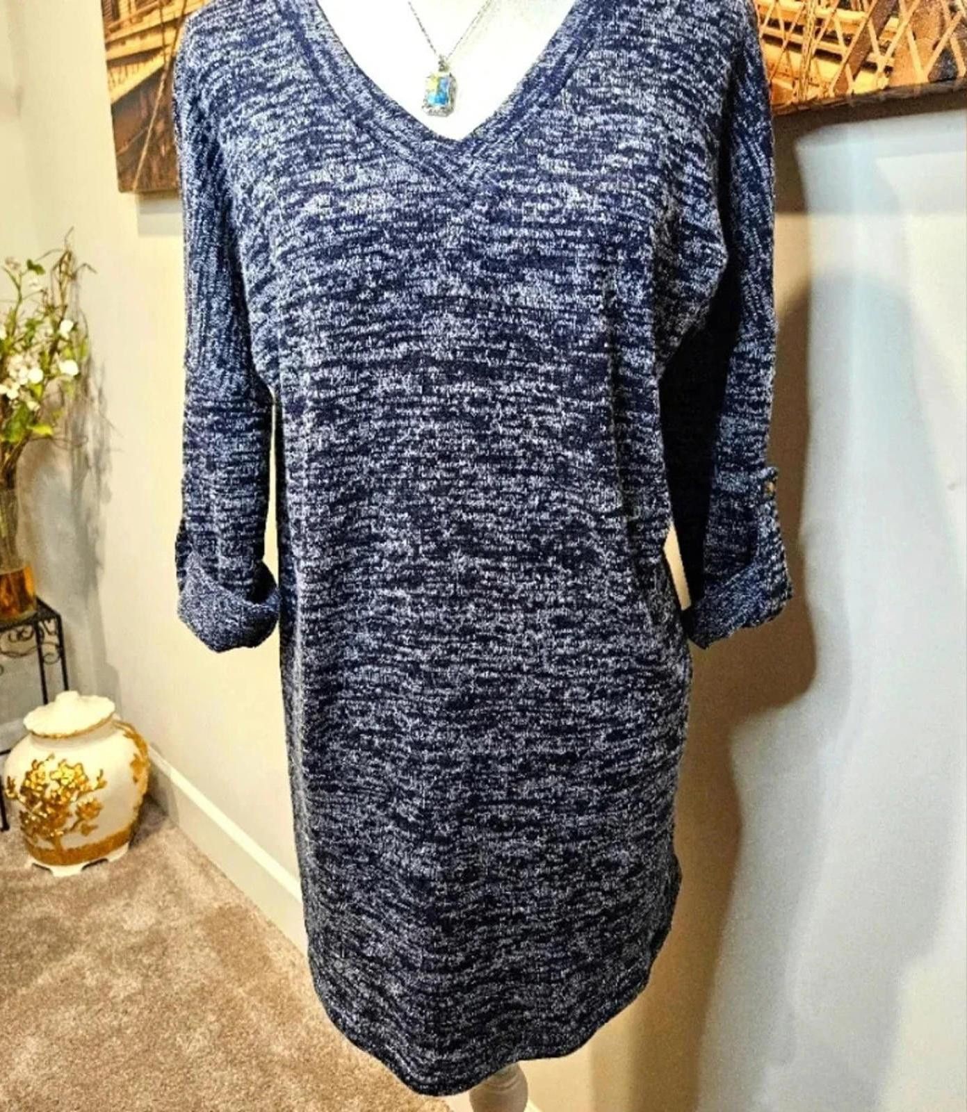 Designer She + Sky oversized Sweater dress #381 Size M / US 6-8 / IT 42-44 - 1 Thumbnail