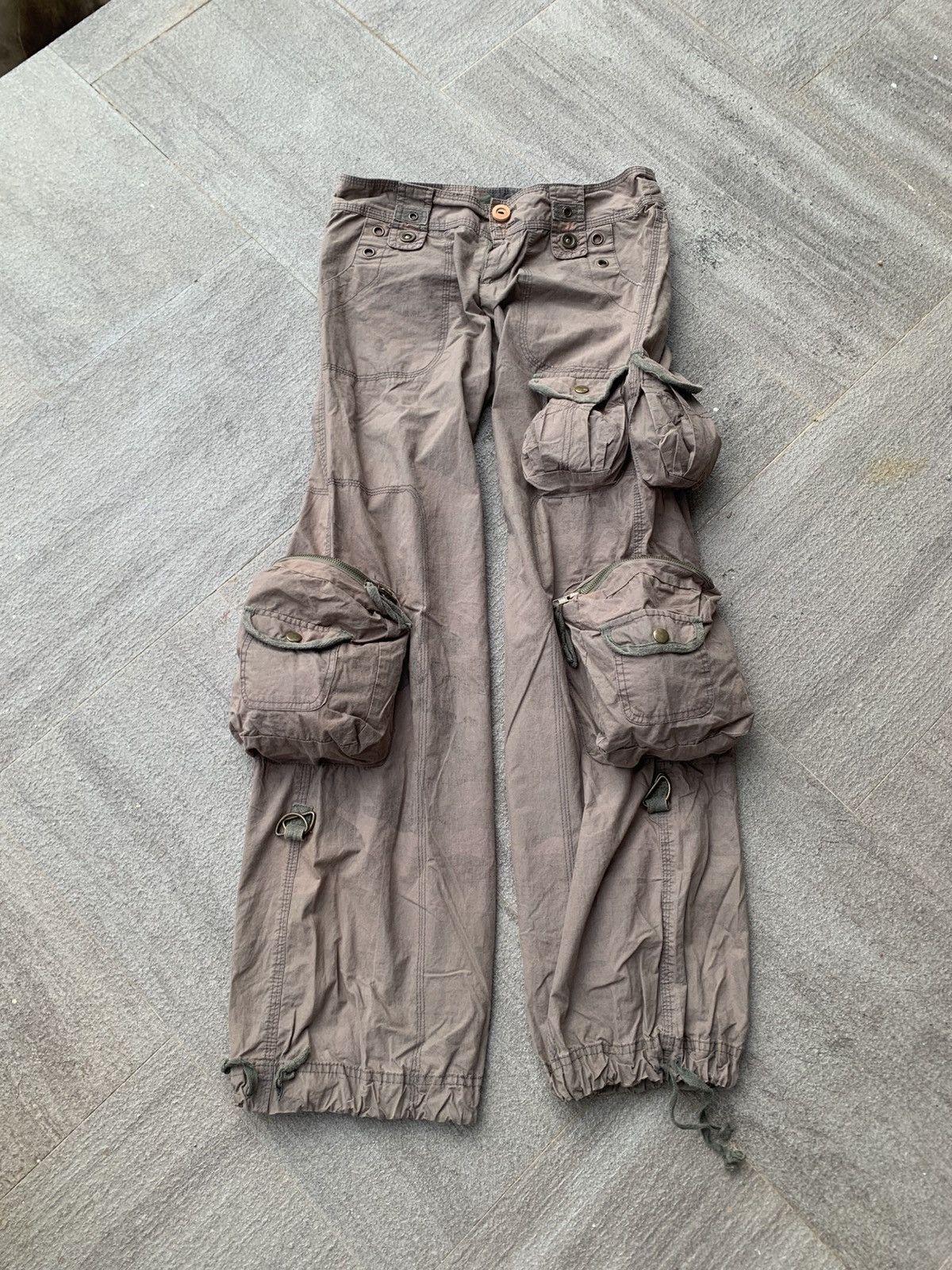 Japanese Brand Spiral Girl Cargo Pants Size 30" / US 8 / IT 44 - 6 Thumbnail