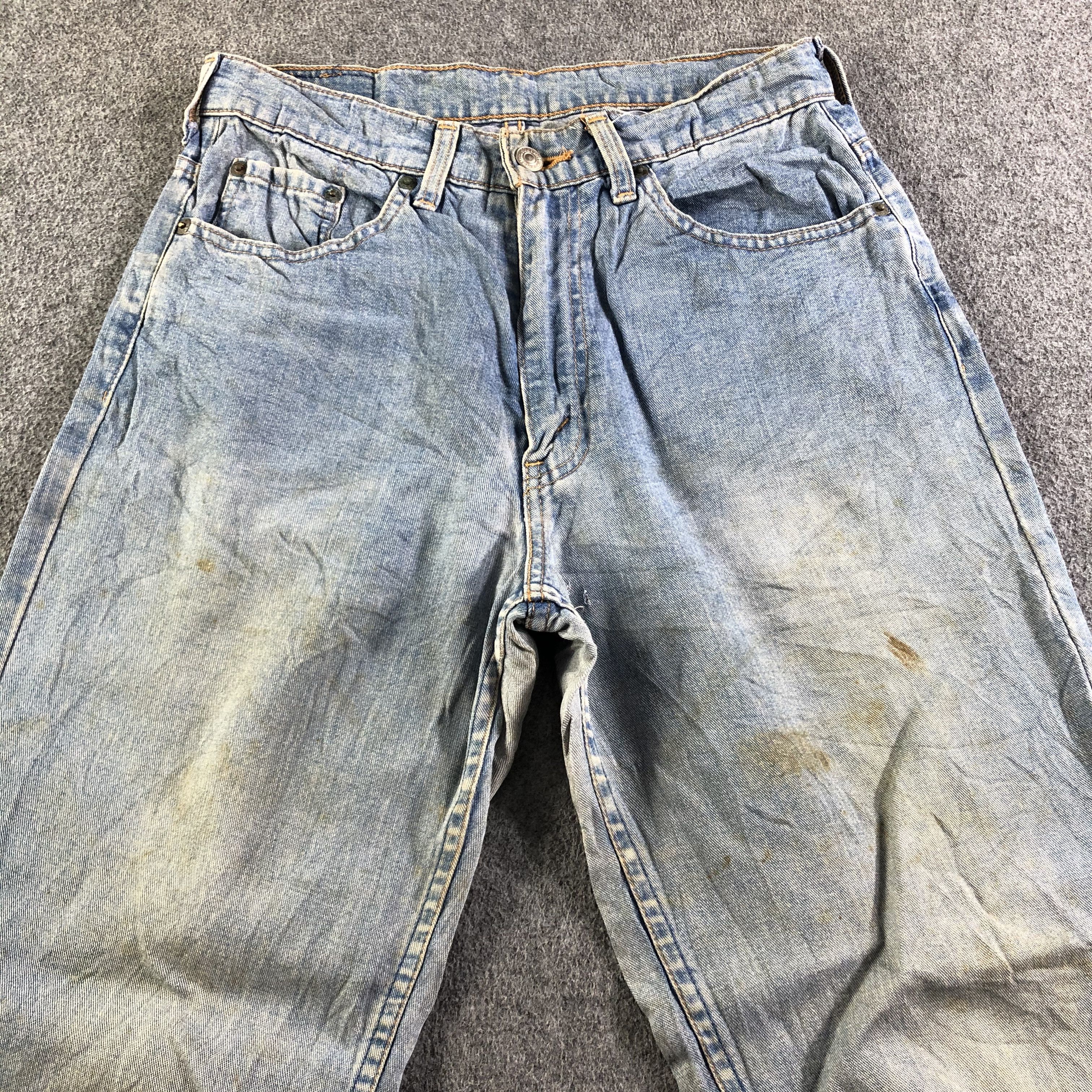 Levi's Vintage Blue Wash Levis 520 Jeans-J3930 Size US 29 - 3 Thumbnail