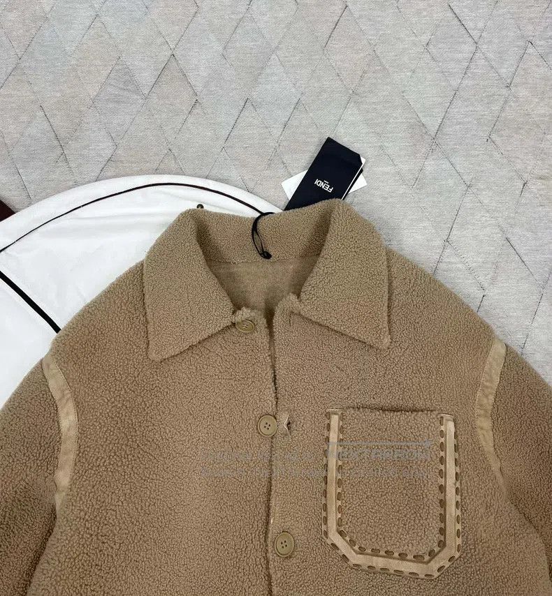 Fendi Fendi Double-sided cashmere fur shearling coat, elegant de Size US L / EU 52-54 / 3 - 3 Thumbnail