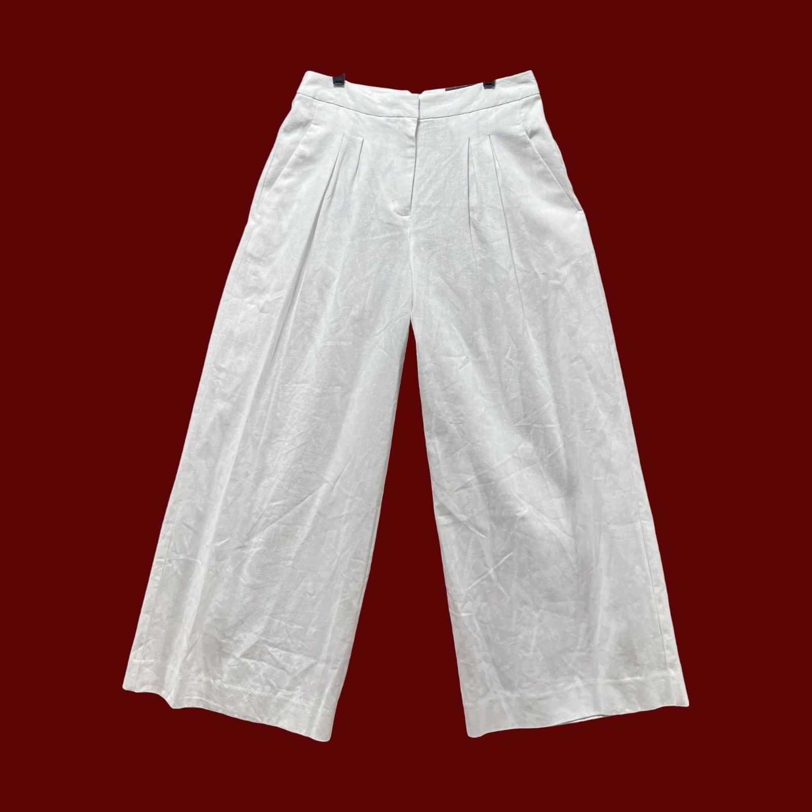 Worthington Worthington - Women's Mid-Rise Tall Cropped Pants - White - Size 26" / US 2 / IT 38 - 4 Thumbnail