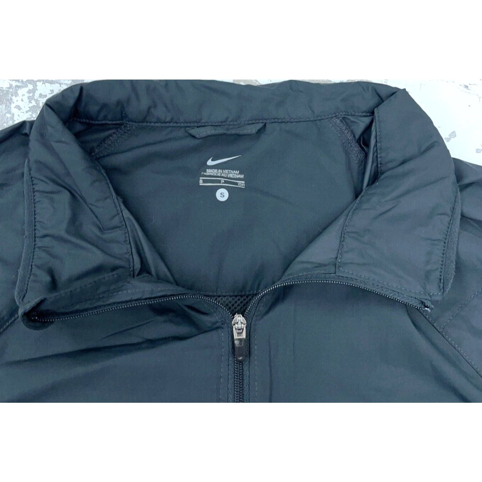 Nike Nike Jacket Men Small Gray Windbreaker Track Suit Featherlight Performance Run Size 36R - 4 Thumbnail